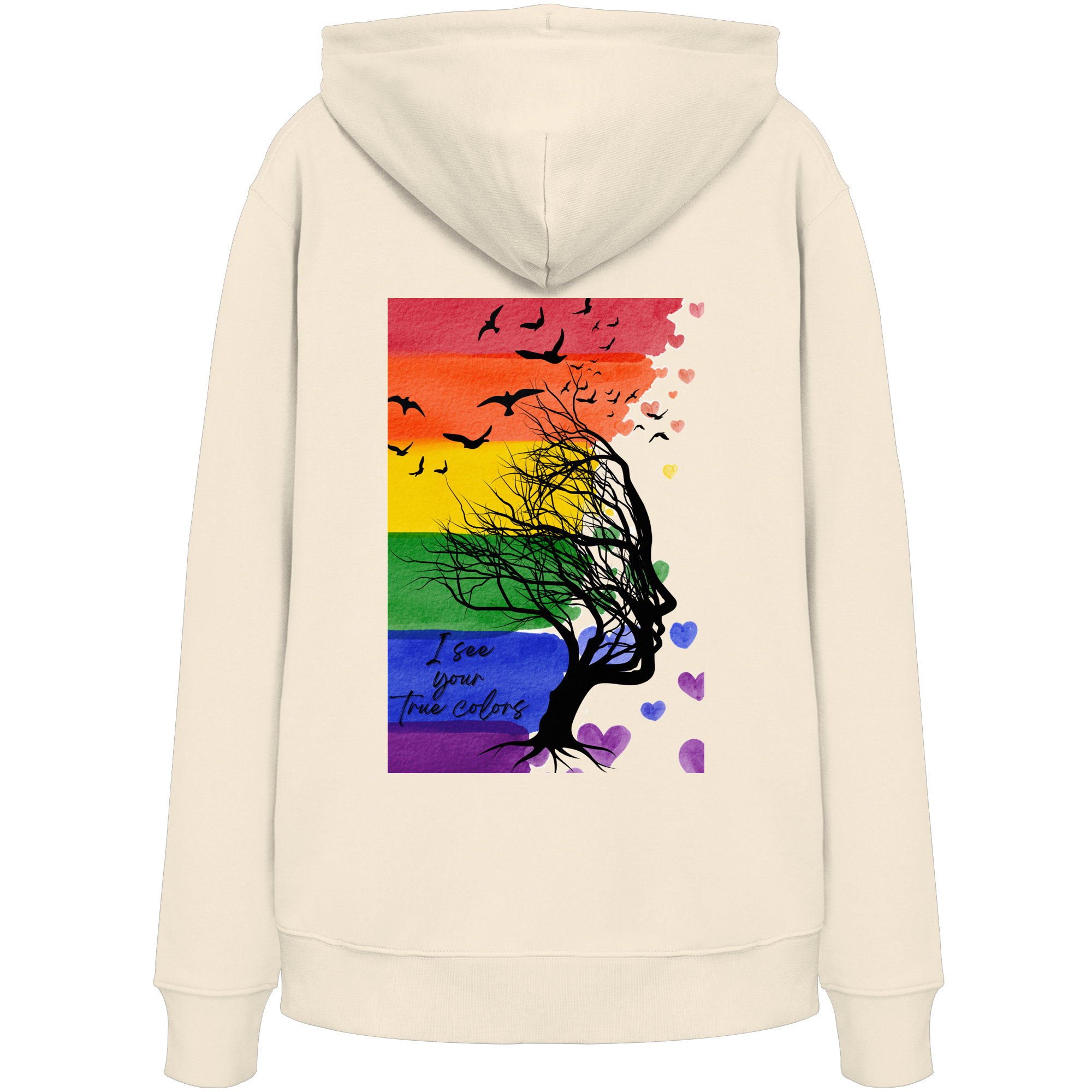 I see your True colors - Organic Hoodie Backprint