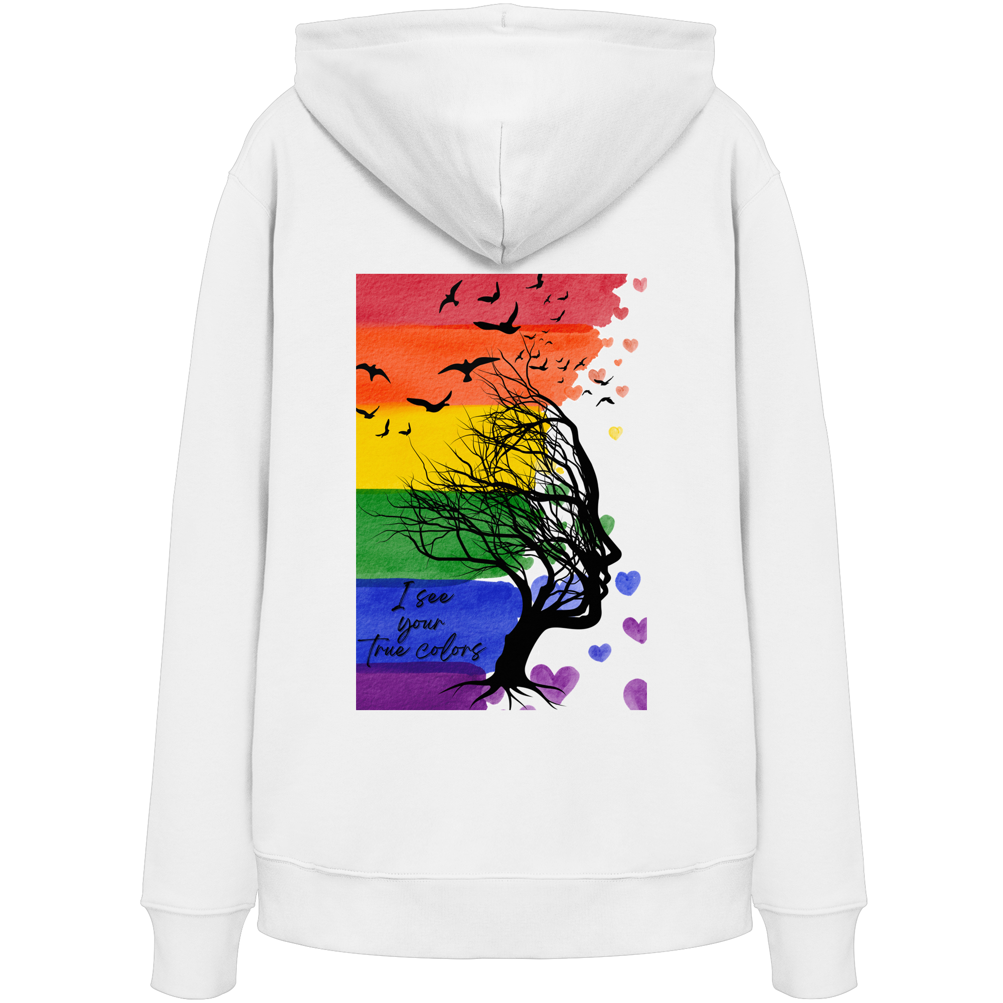 I see your True colors - Organic Hoodie Backprint