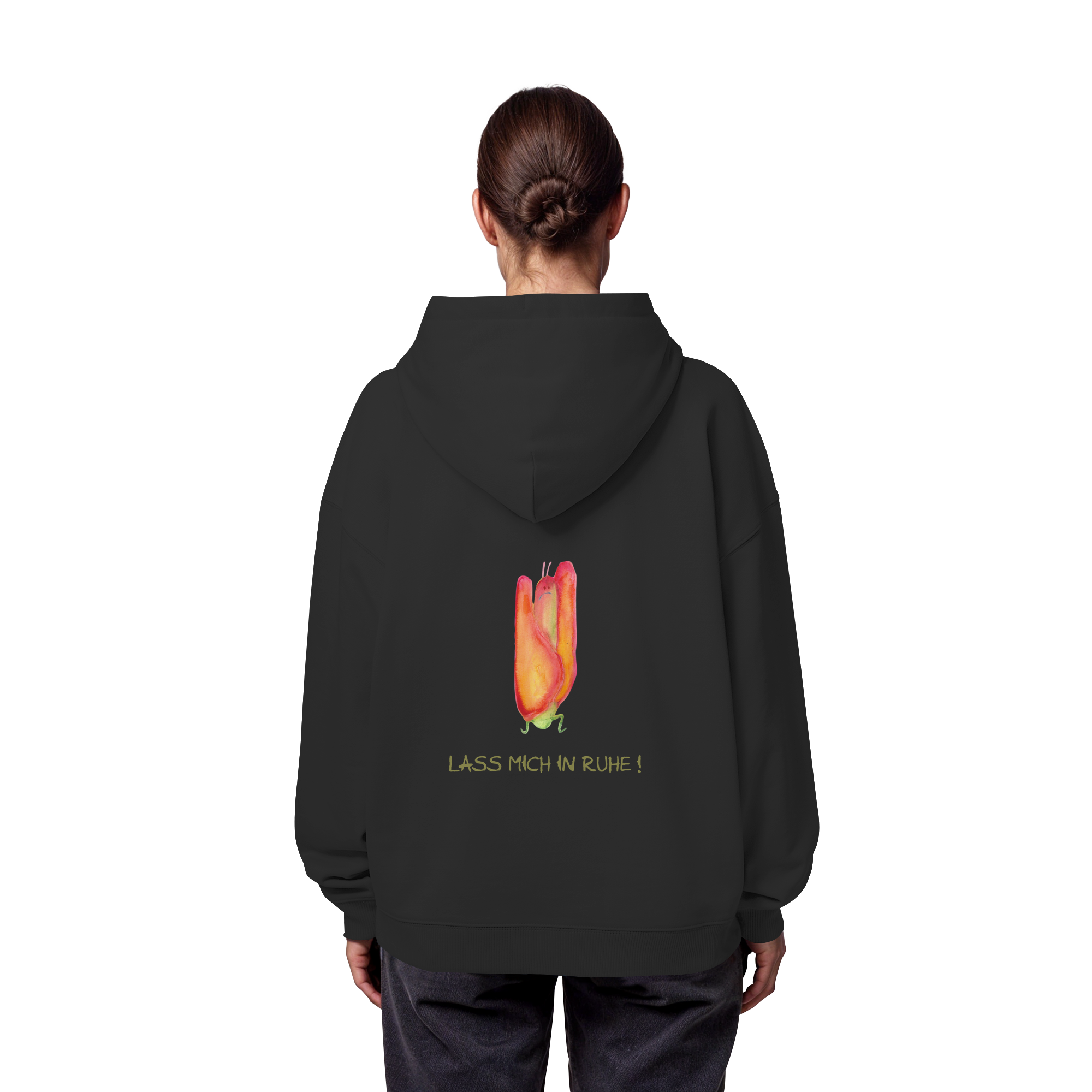 Lass mich in Ruhe! "Jona Kokon Edition" Backprint - Organic Oversize Hoodie