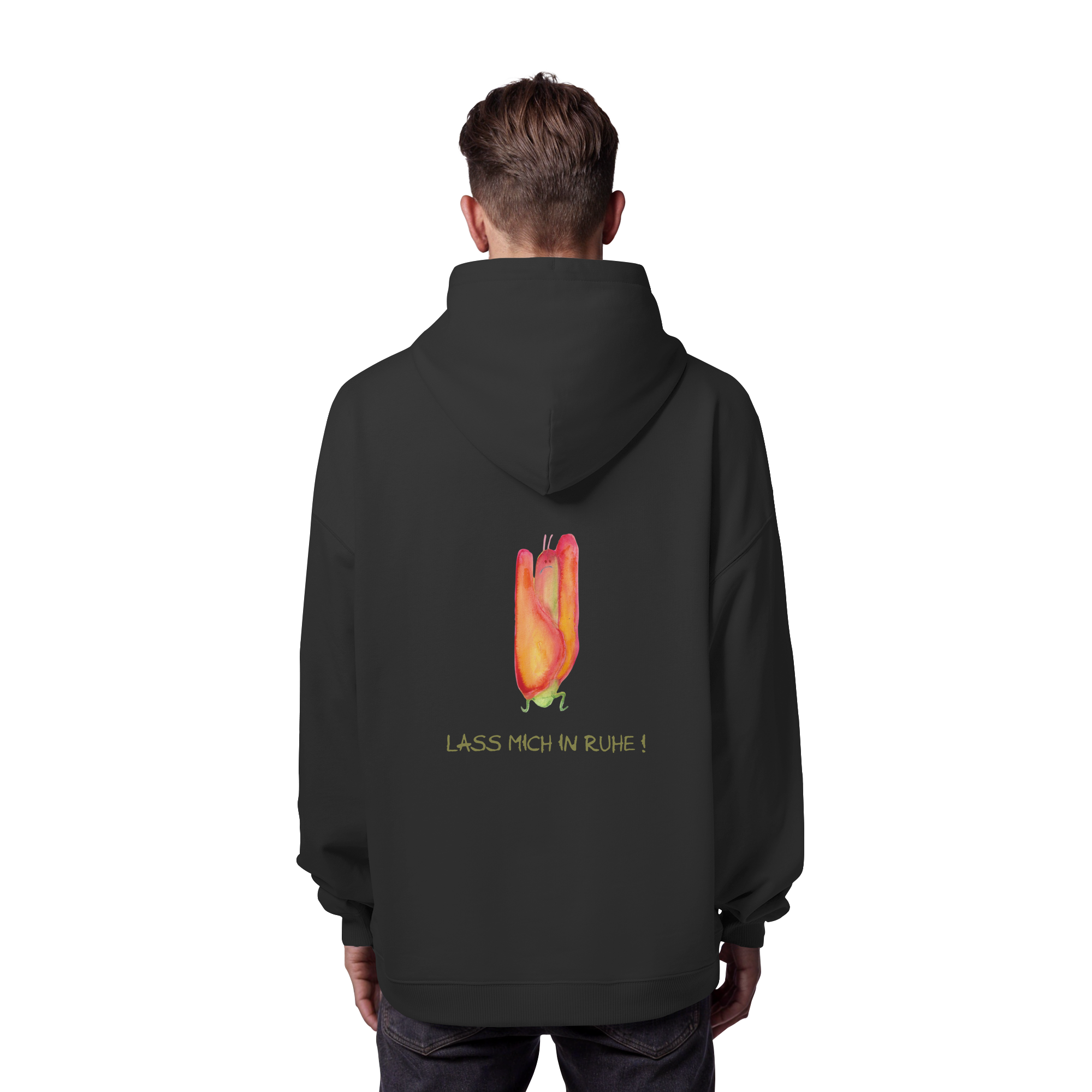 Lass mich in Ruhe! "Jona Kokon Edition" Backprint - Organic Oversize Hoodie