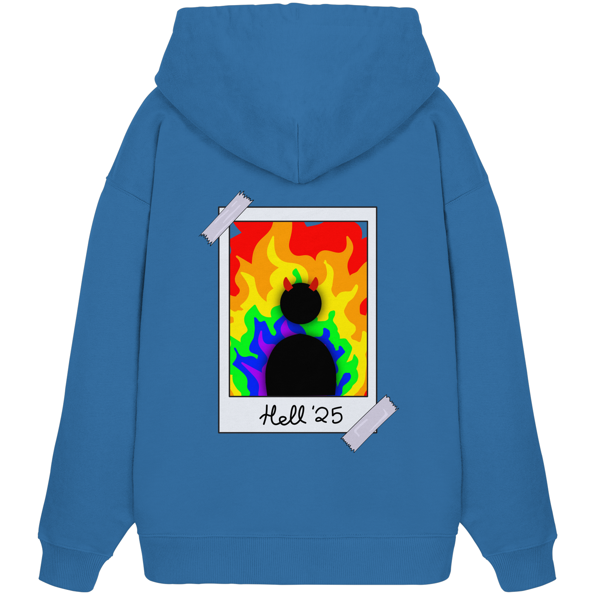Queer in Hell '25 Backprint Oversize Hoodie