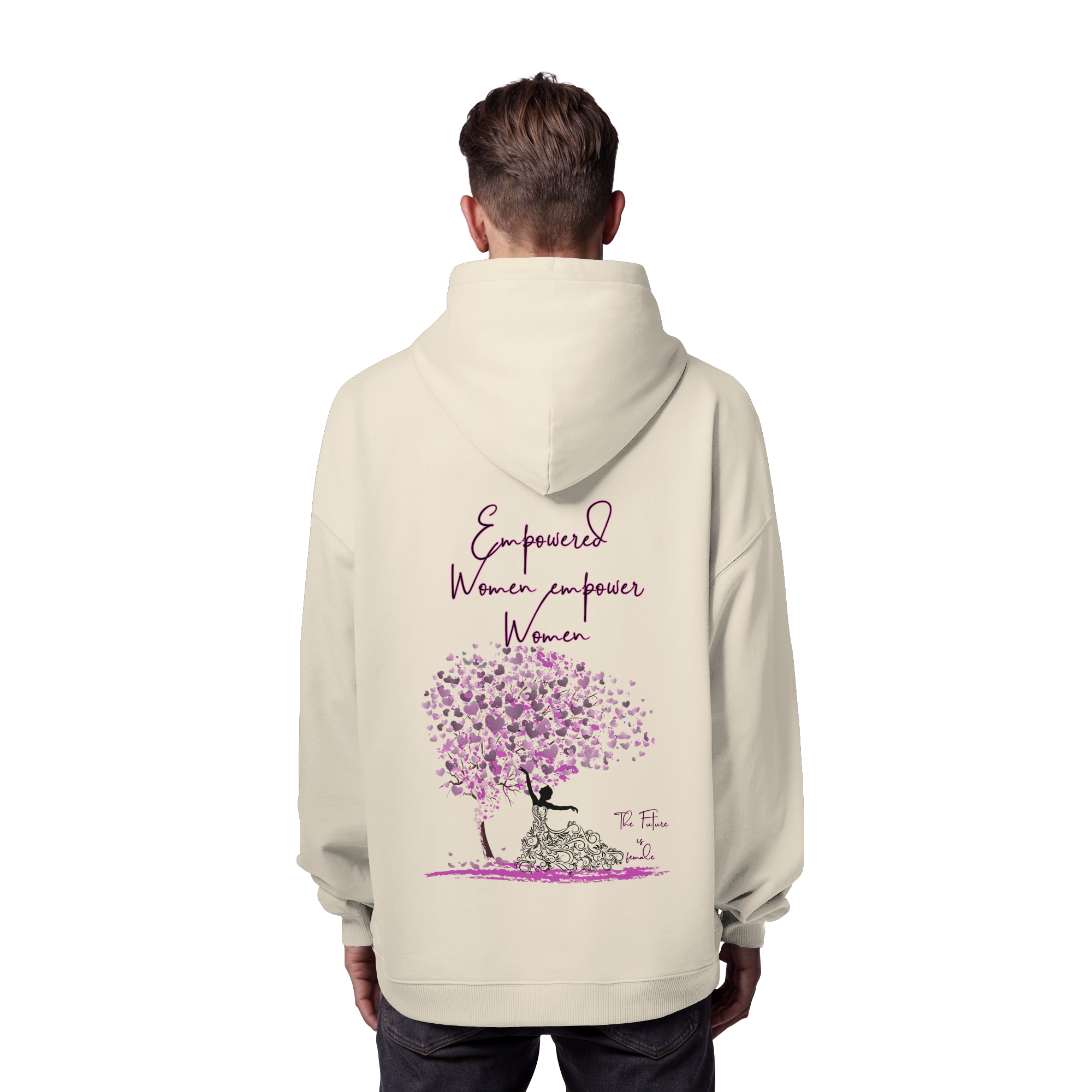Empowered Women empower Women Backprint - Organic Oversize Hoodie