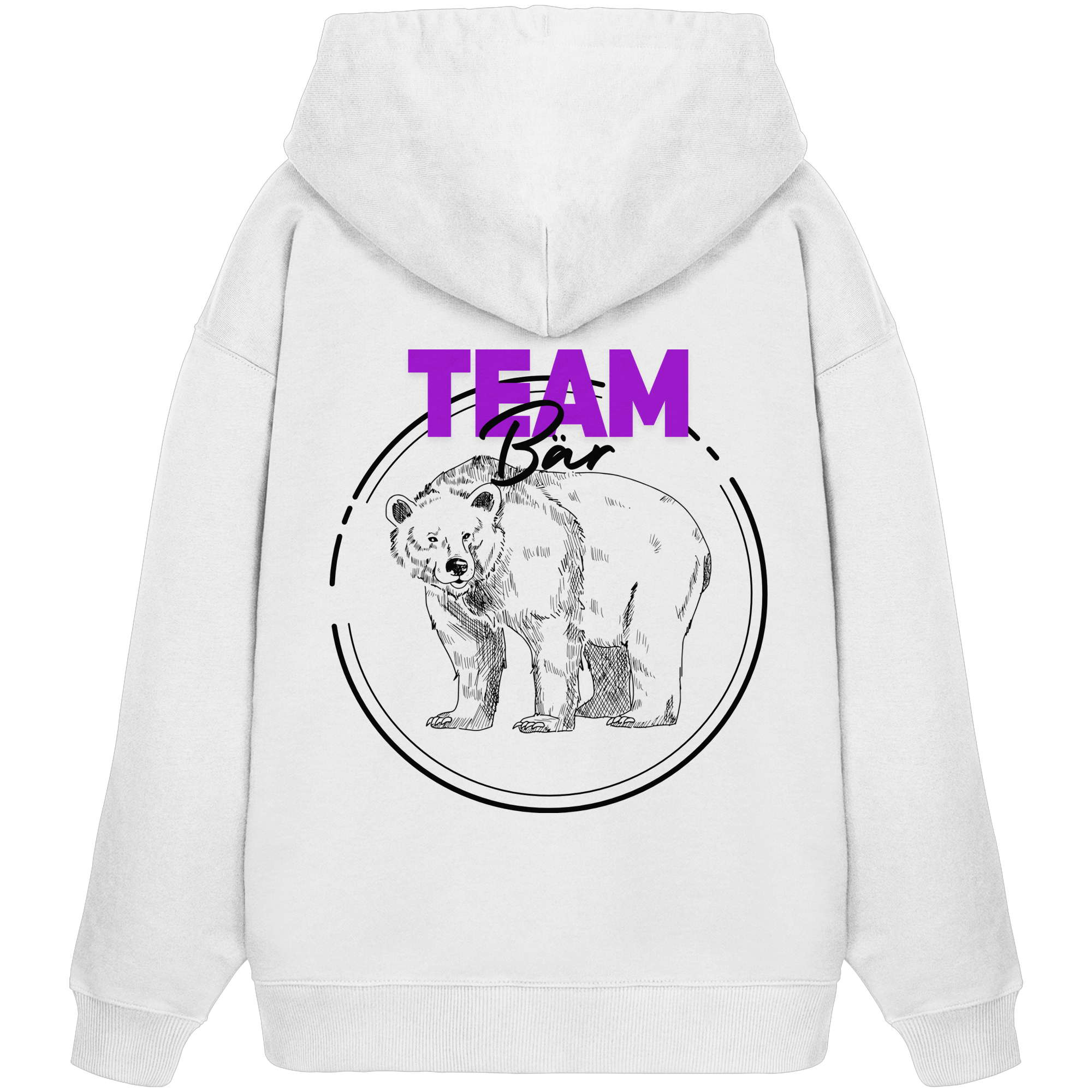 Team Bär Backprint - Organic Oversize Hoodie