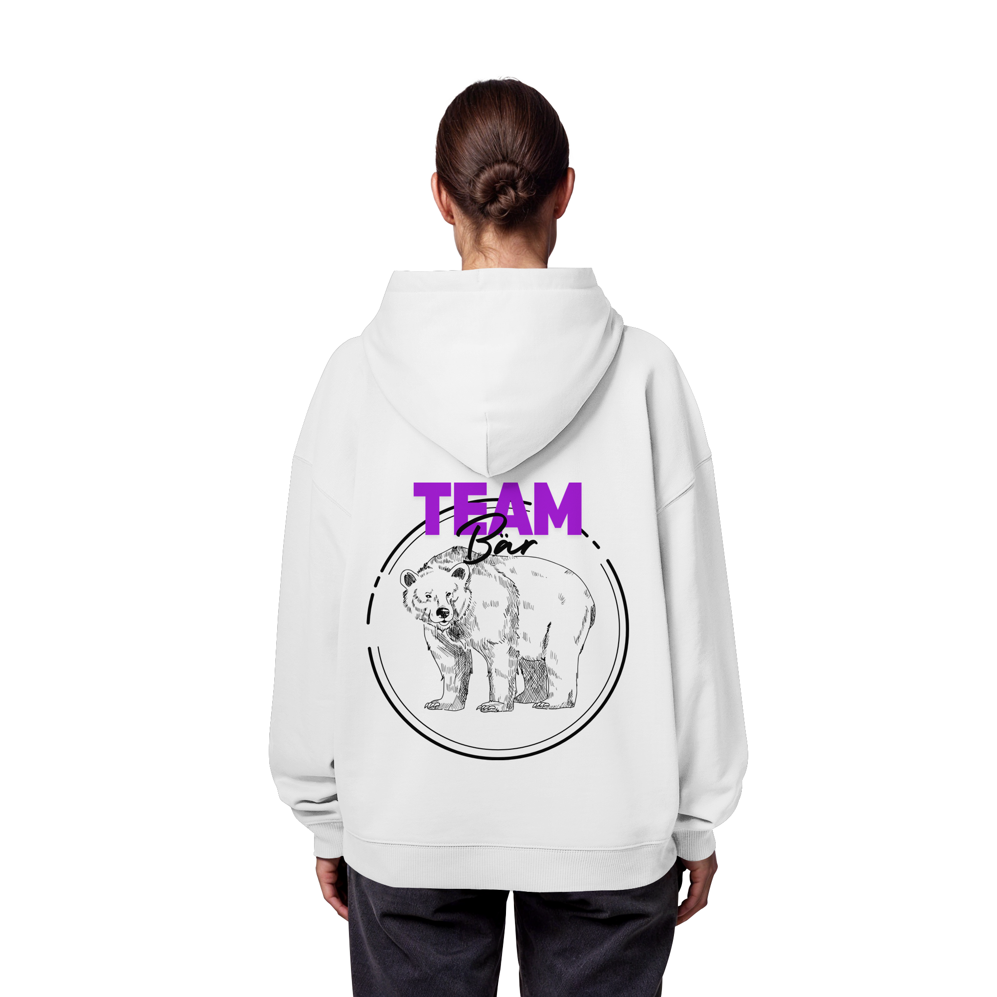 Team Bär Backprint - Organic Oversize Hoodie