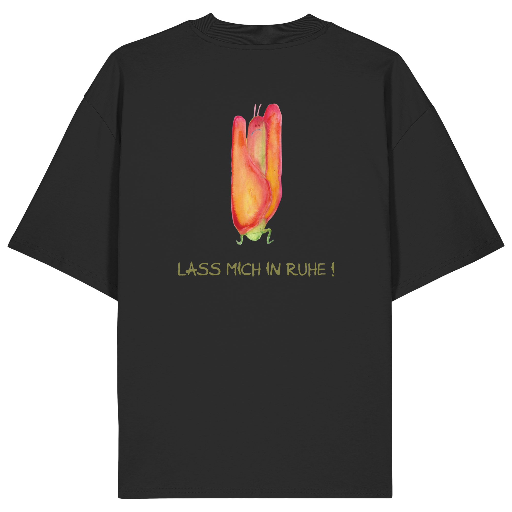 Lass mich in Ruhe! "Jona Kokon Edition" Backprint - Organic Oversize Shirt