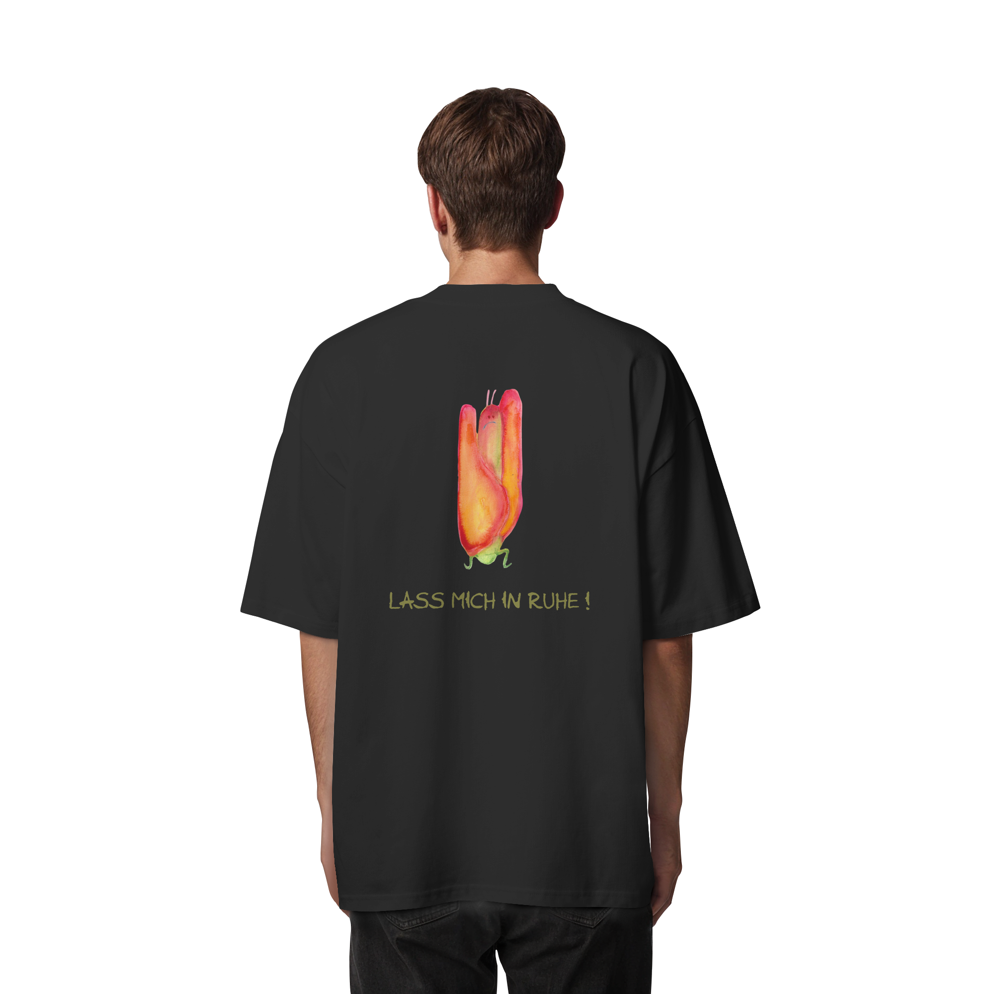 Lass mich in Ruhe! "Jona Kokon Edition" Backprint - Organic Oversize Shirt