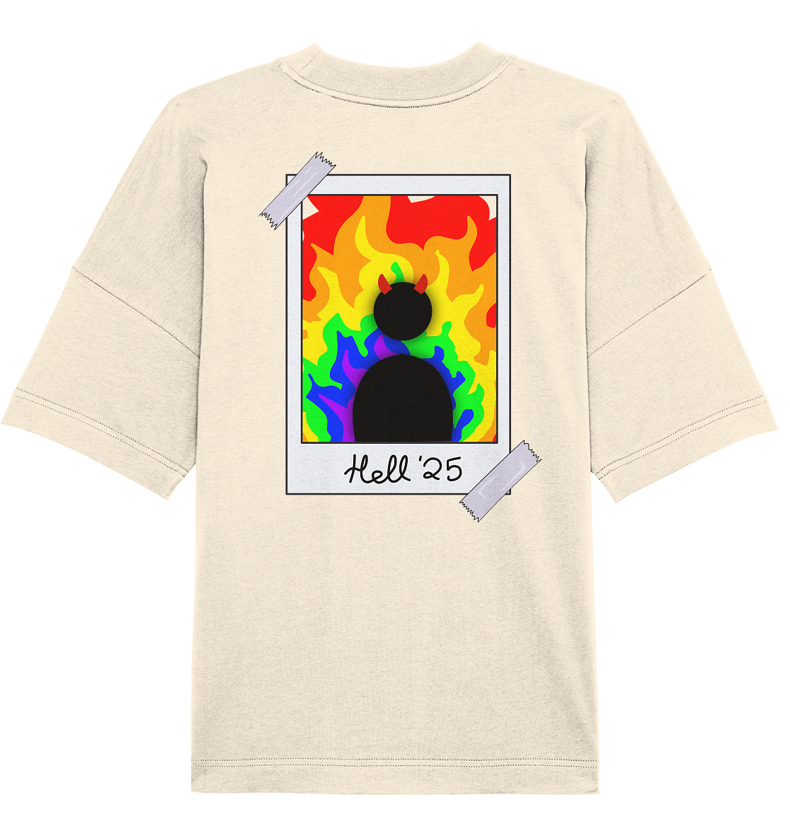Queer in Hell '25 Backprint Oversize Shirt
