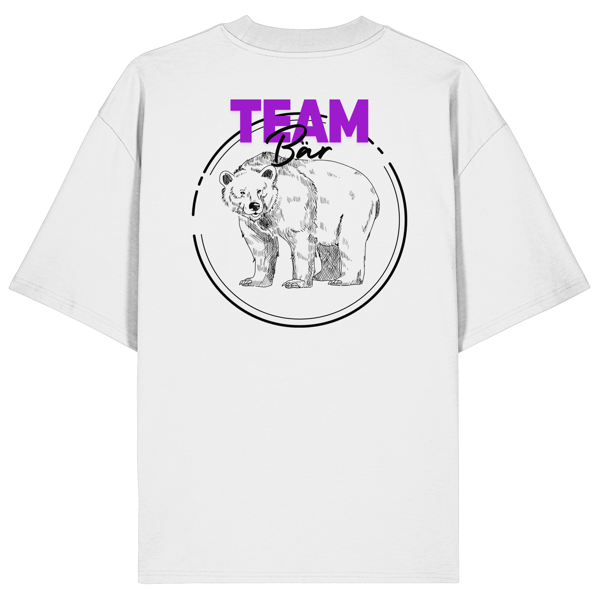 Team Bär Backprint - Organic Oversize Shirt