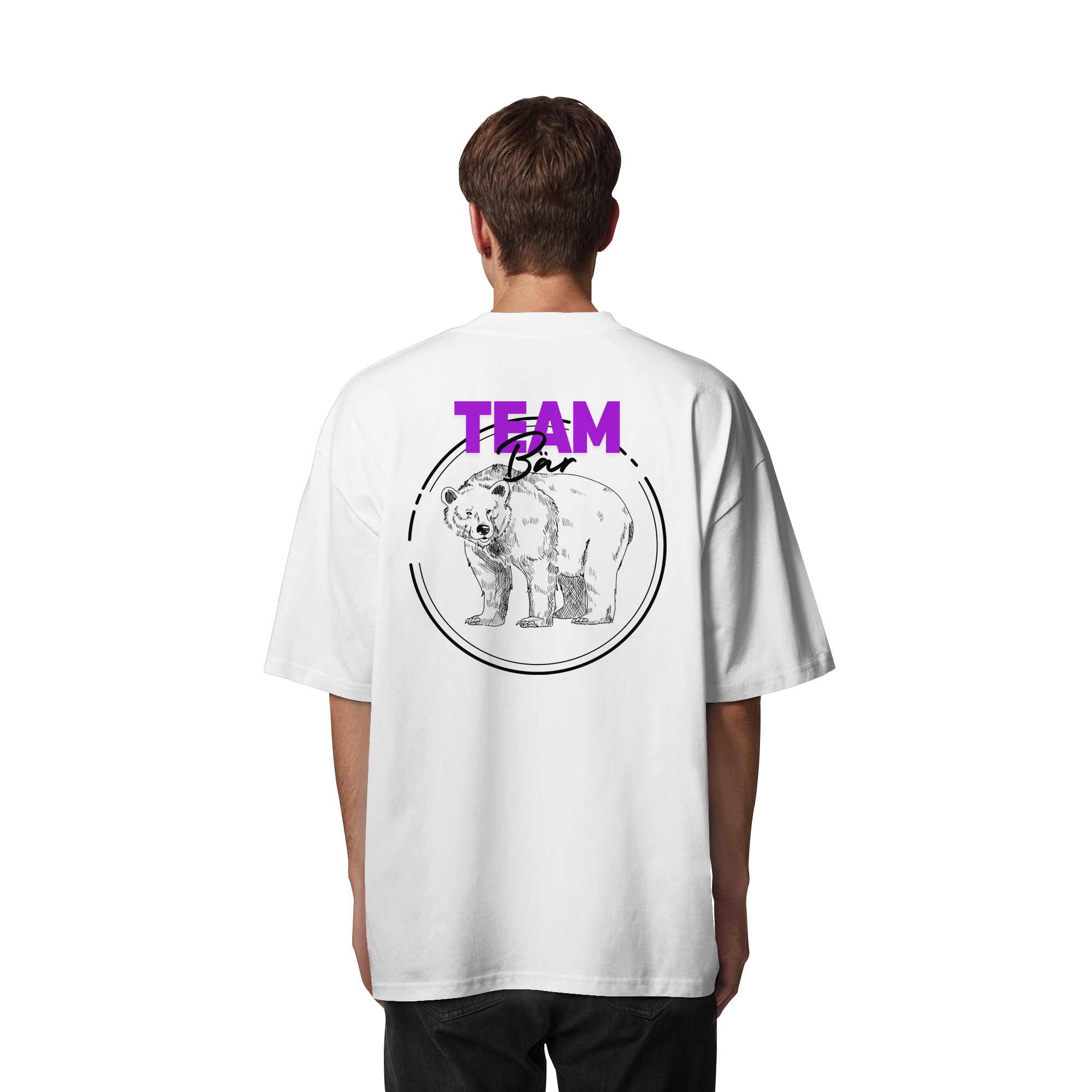 Team Bär Backprint - Organic Oversize Shirt