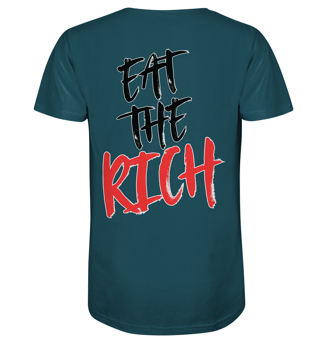 Eat the Rich "Skull Edition" Backprint - Organic Shirt