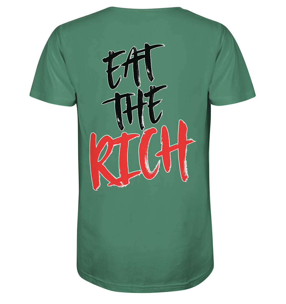 Eat the Rich "Skull Edition" Backprint - Organic Shirt