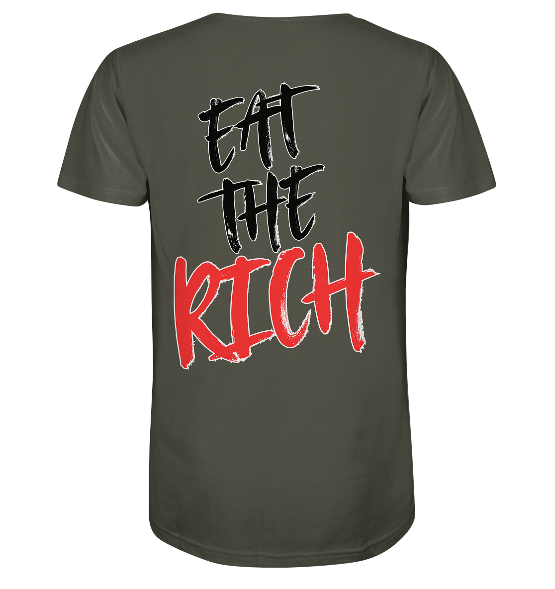 Eat the Rich "Skull Edition" Backprint - Organic Shirt