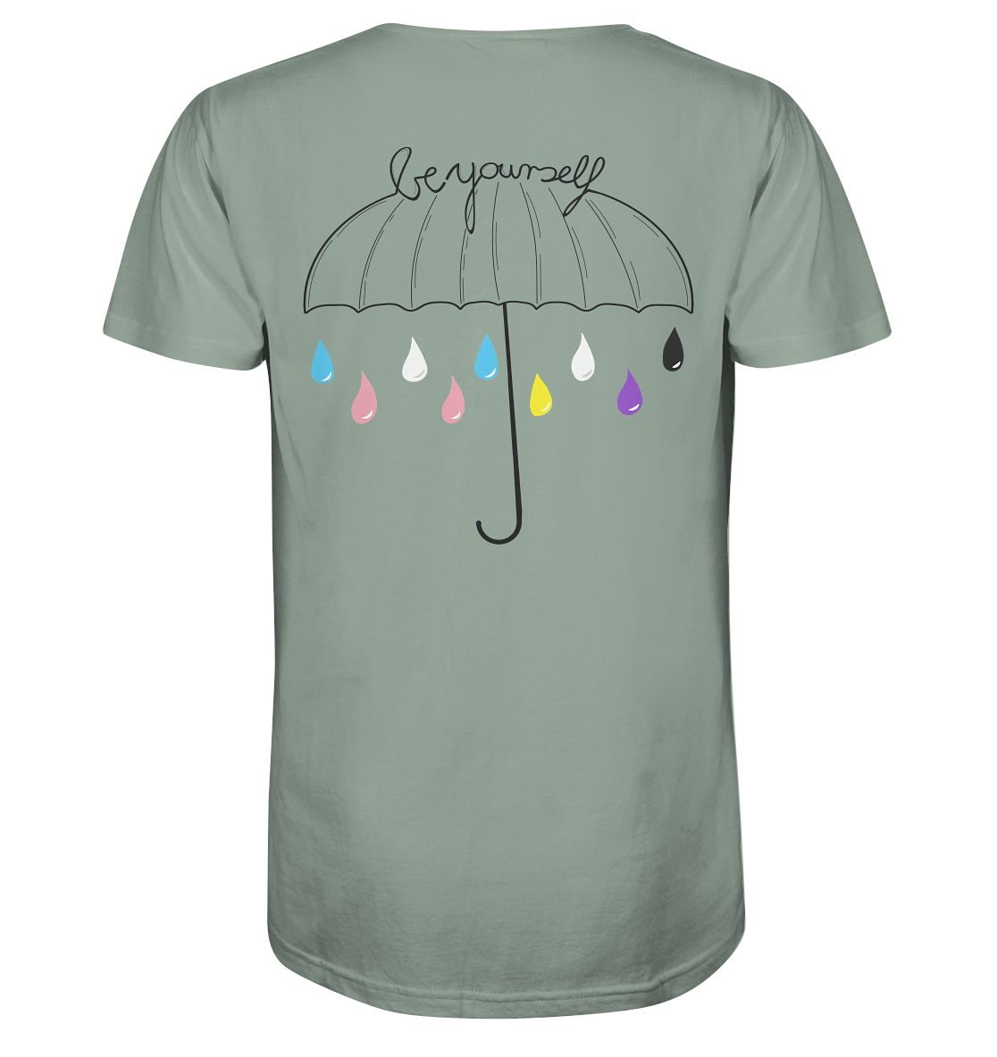 Trans Umbrella Backprint Unisex Shirt
