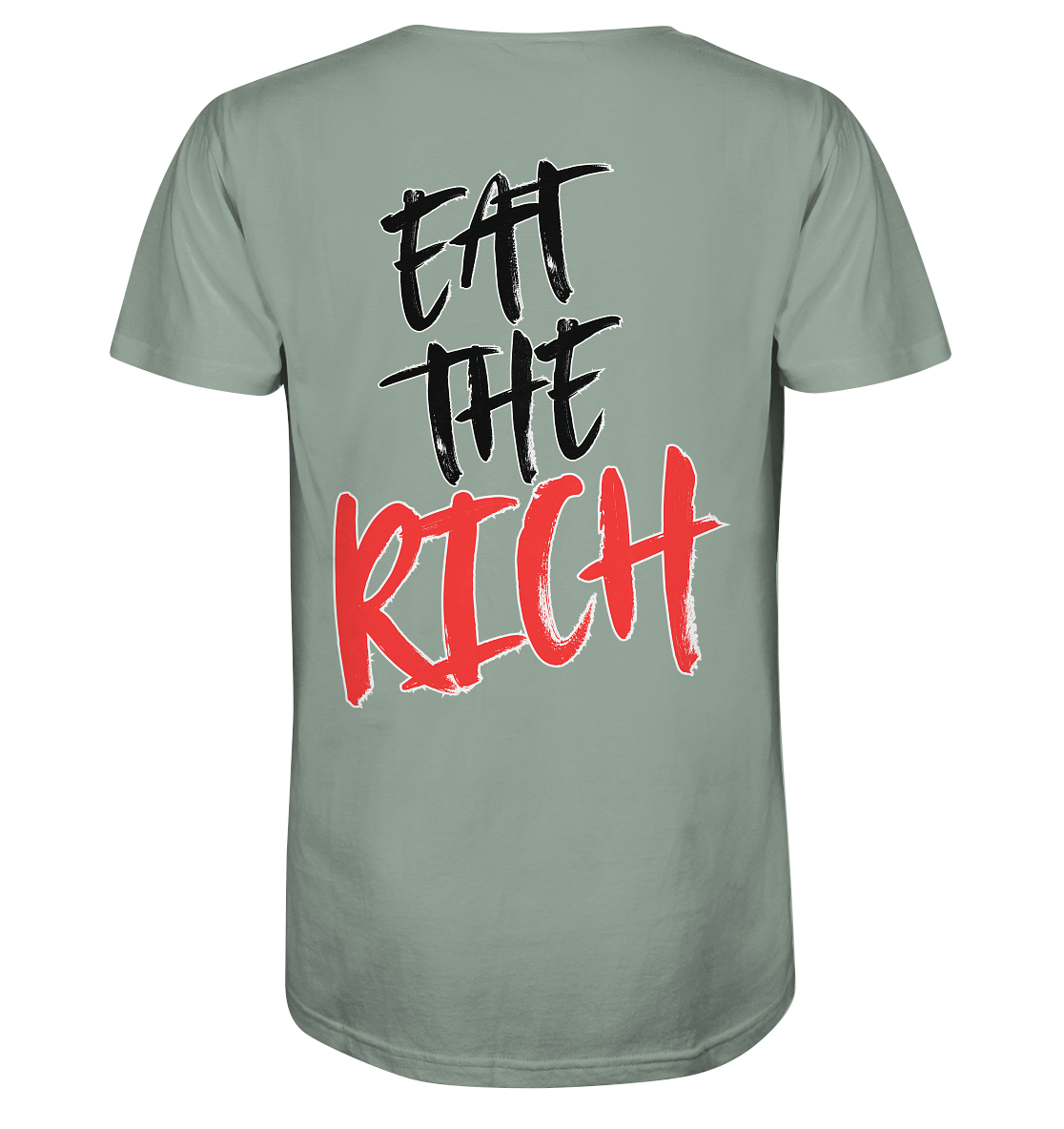 Eat the Rich "Skull Edition" Backprint - Organic Shirt