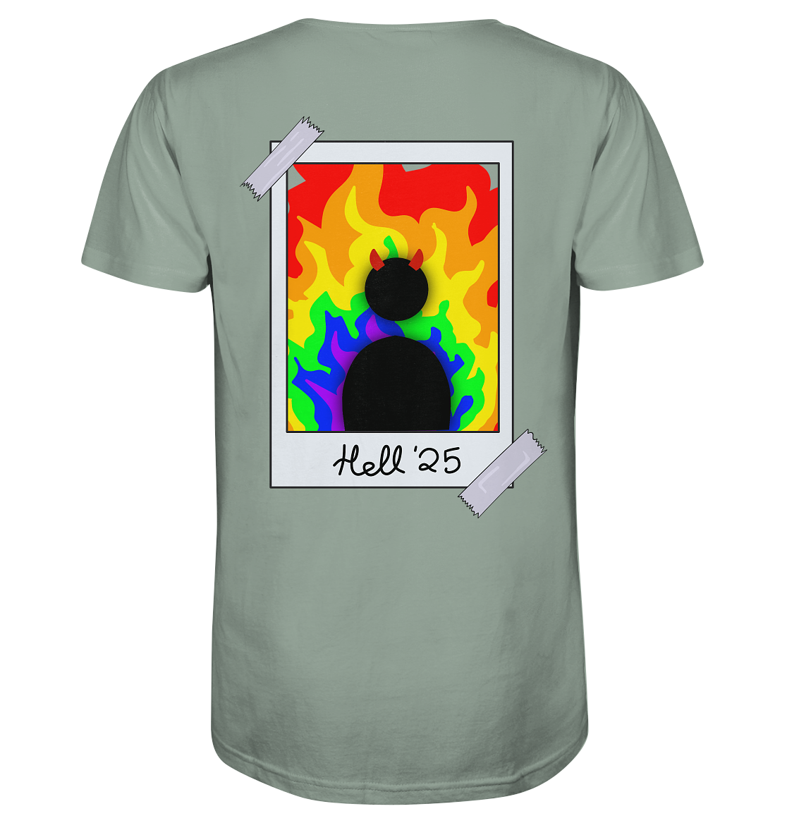 Queer in Hell '25 Backprint Unisex Shirt