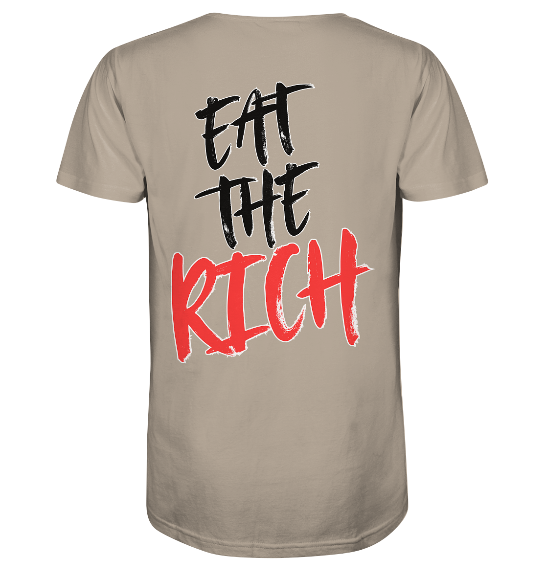 Eat the Rich "Skull Edition" Backprint - Organic Shirt