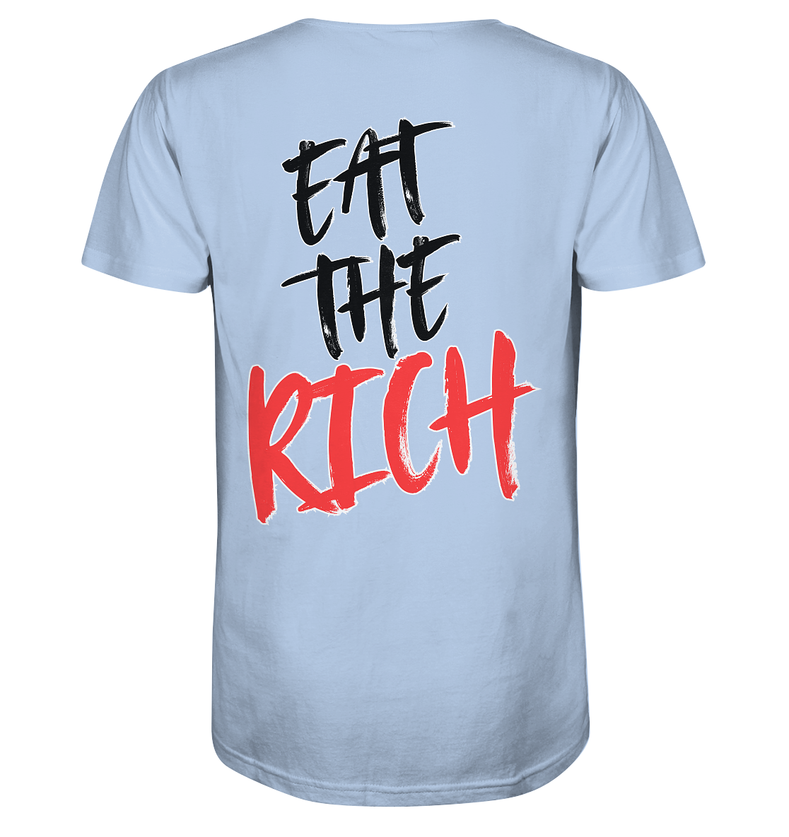 Eat the Rich "Skull Edition" Backprint - Organic Shirt