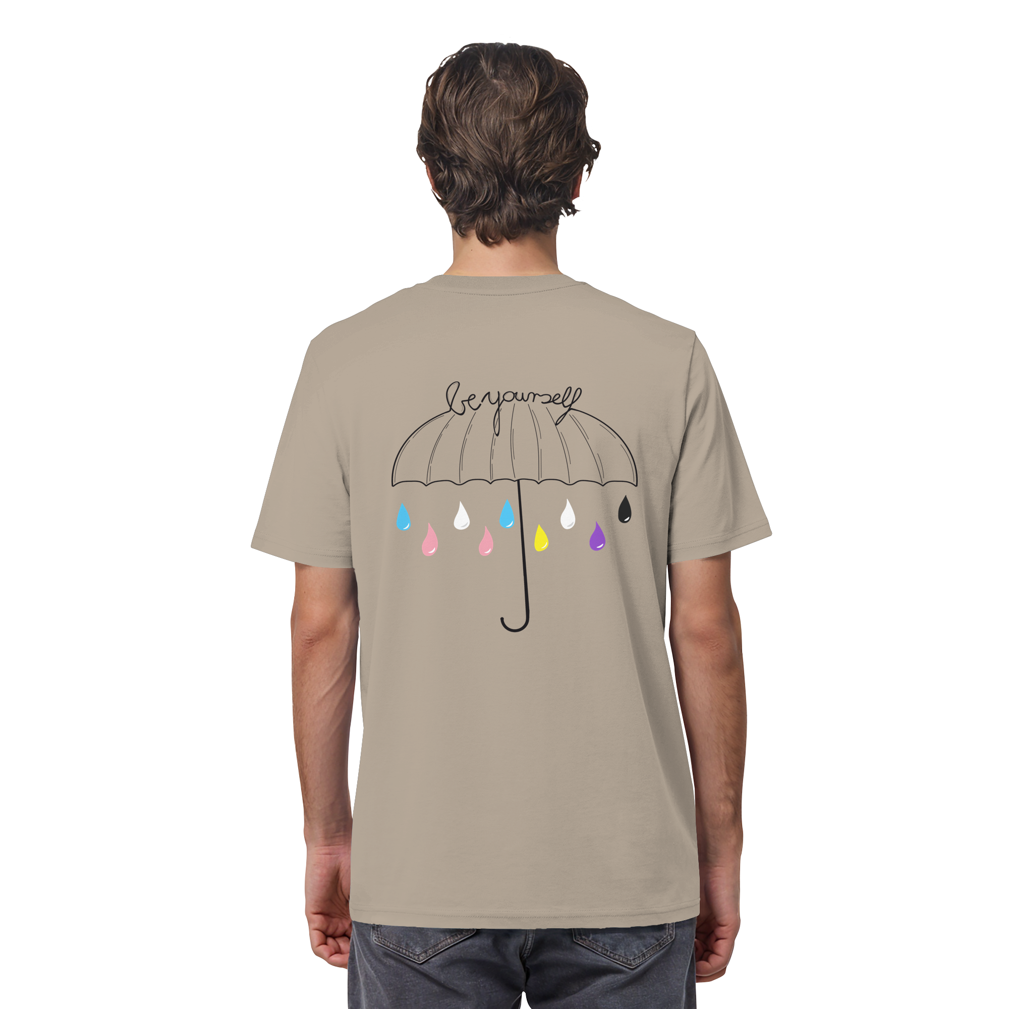 Trans Umbrella Backprint - Organic Shirt