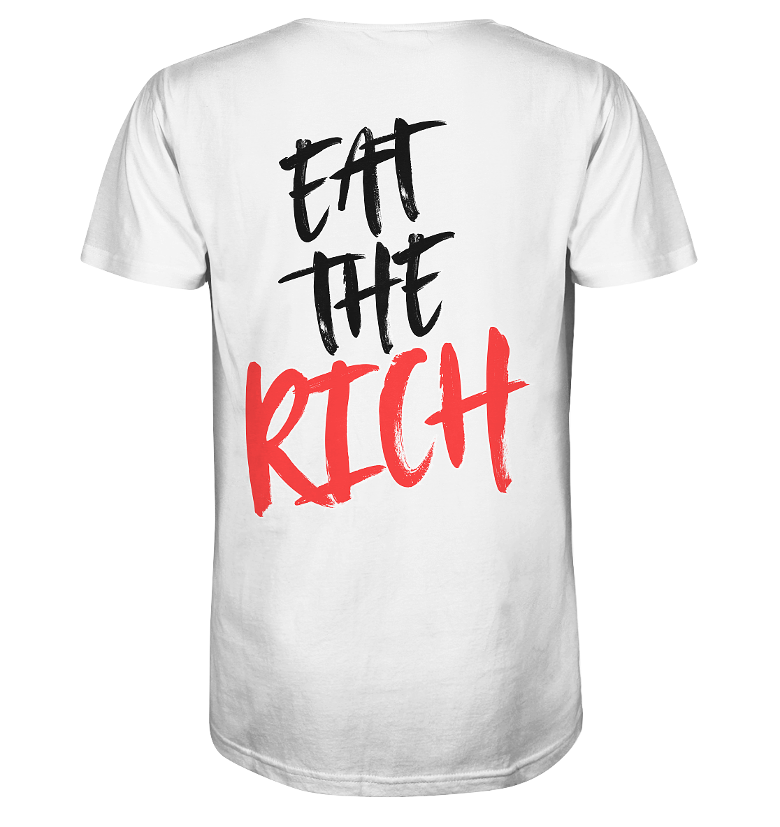 Eat the Rich "Skull Edition" Backprint - Organic Shirt