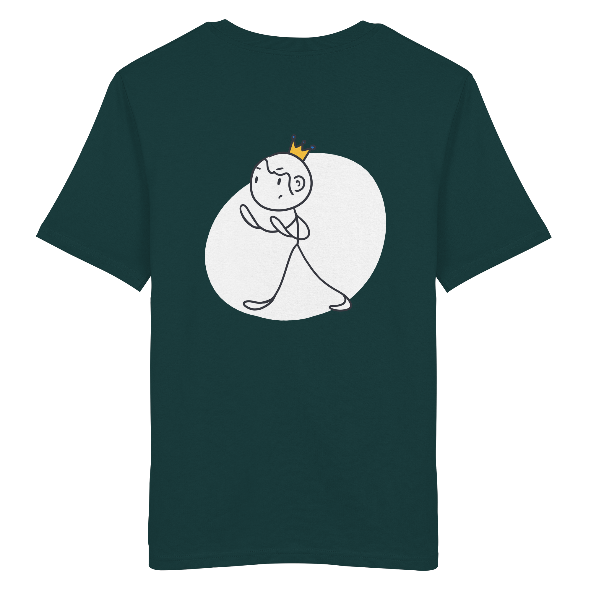 Survivor Queens Logo "Schriftzug Edition" mit Seelenmännchen "Selbstverteidigung Edition" Backprint (dunkel) - Organic Shirt