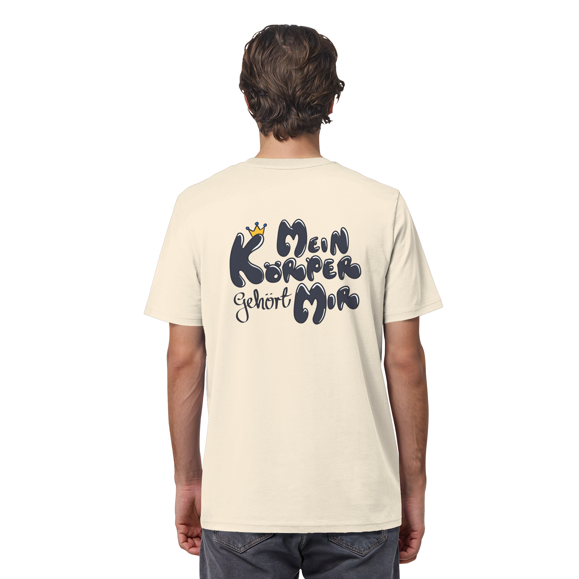 Mein Körper gehört mir "Schwarze Edition" Backprint - Organic Shirt