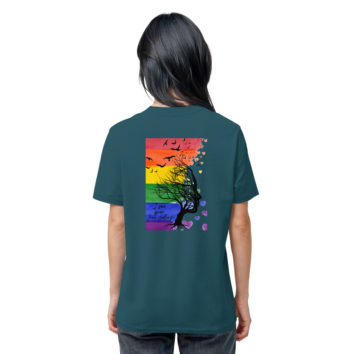 I see your True colors Backprint - Organic Shirt