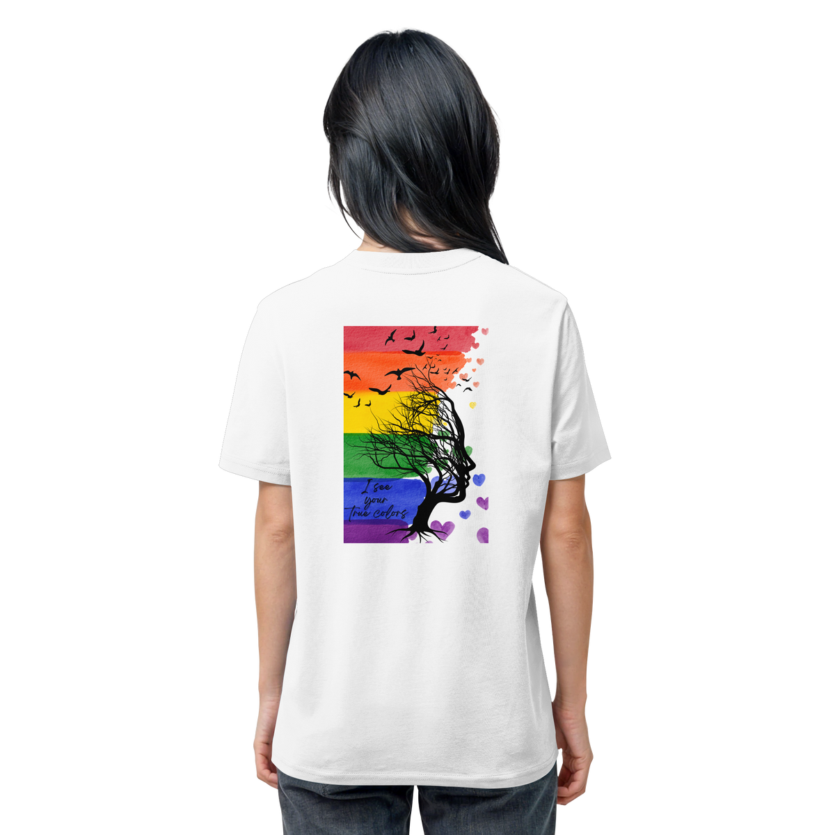 I see your True colors Backprint - Organic Shirt