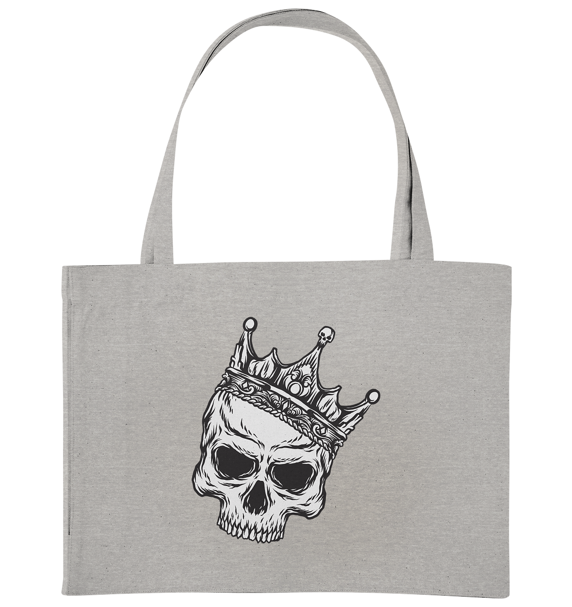Eat the Rich "Skull Edition" Backprint - Organic Shopping-Bag
