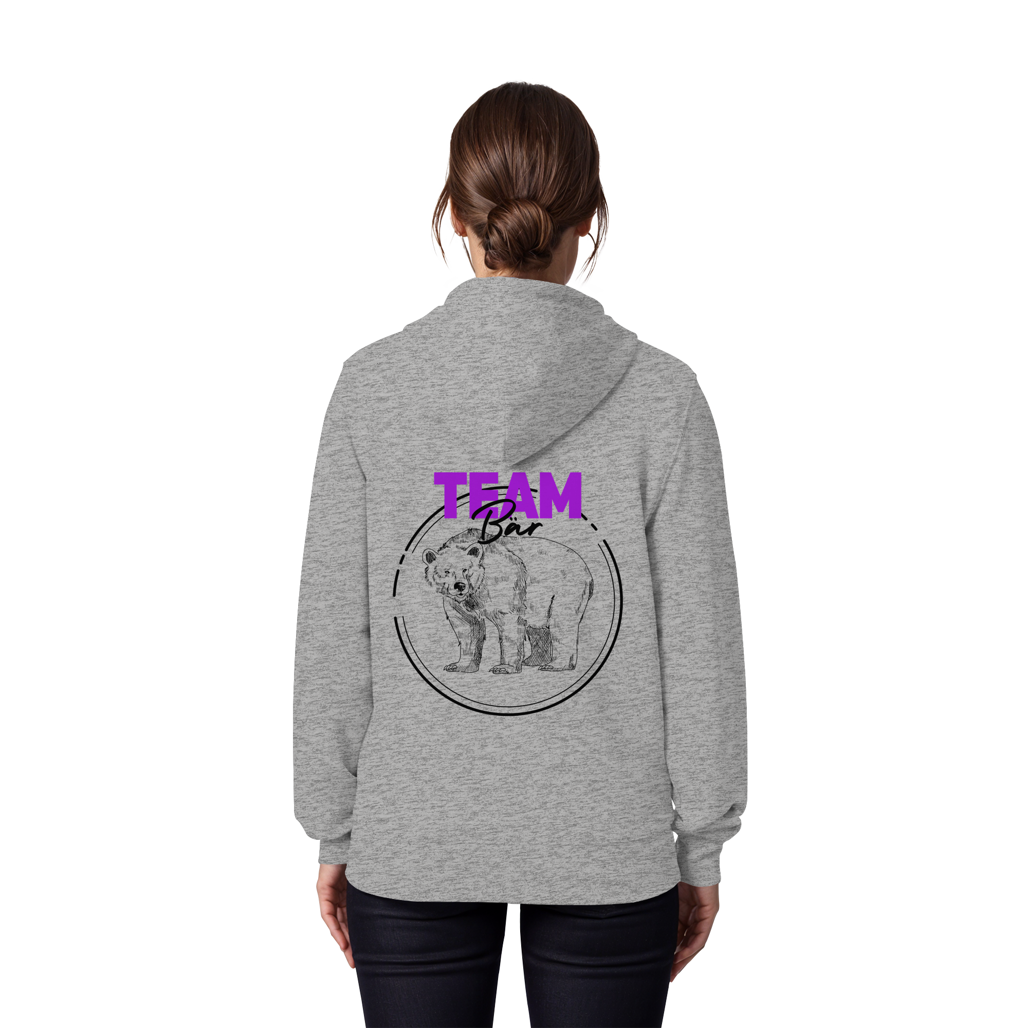Team Bär Backprint - Organic Zipper