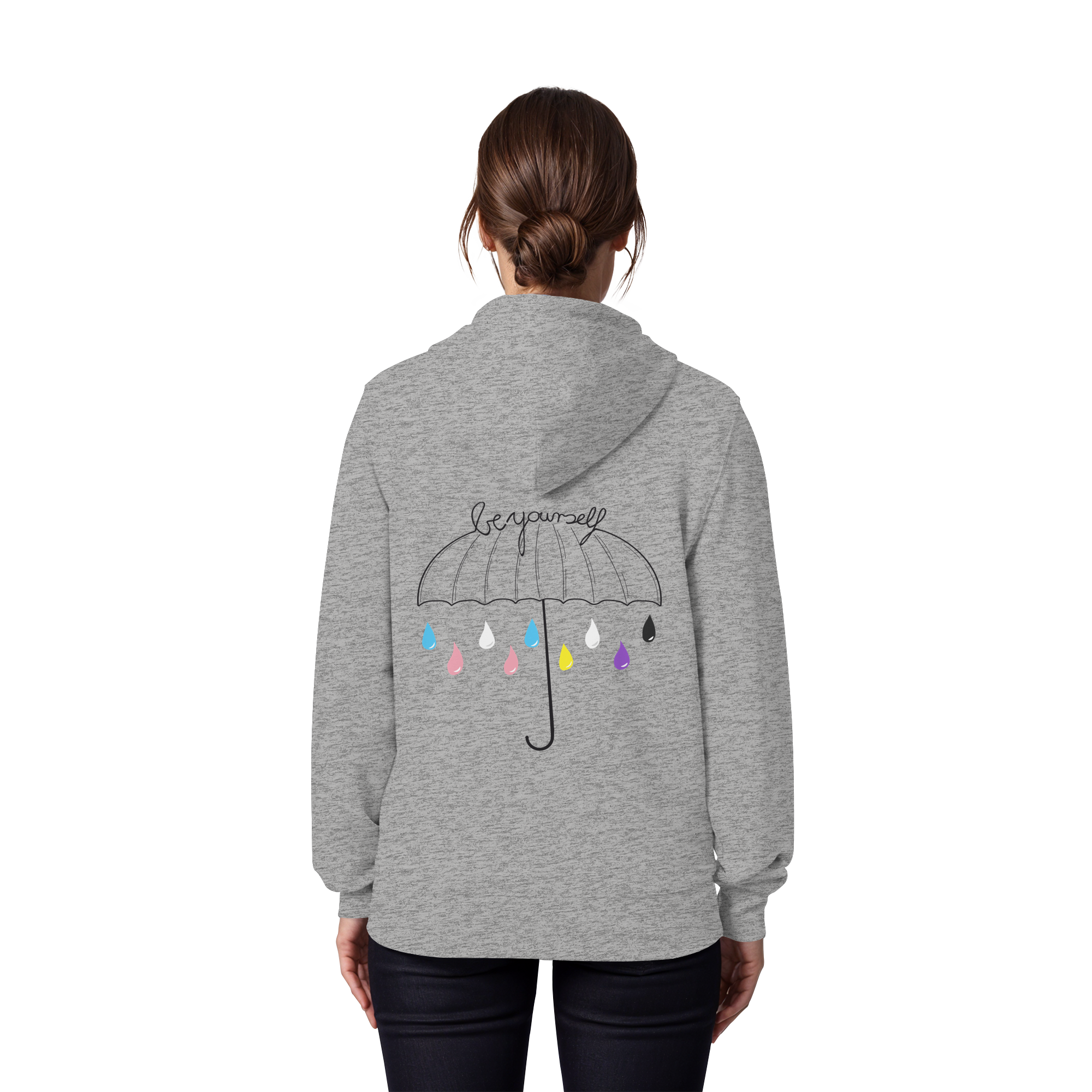 Trans Umbrella Backprint - Organic Zipper