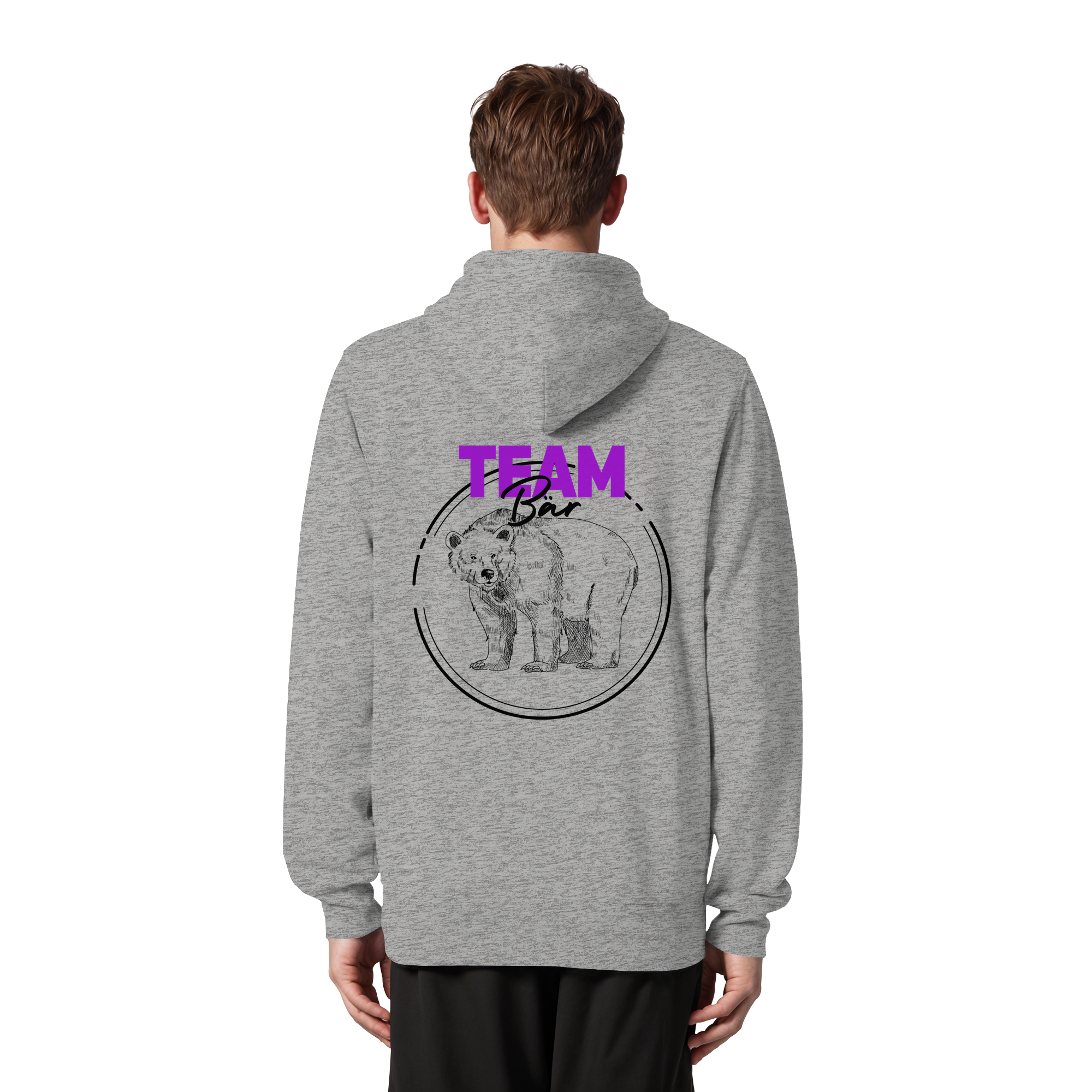 Team Bär Backprint - Organic Zipper