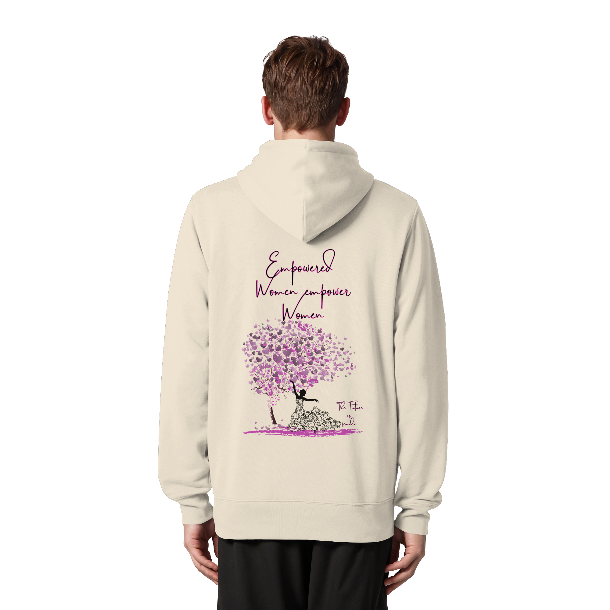 Empowered Women empower Women Backprint - Organic Zipper