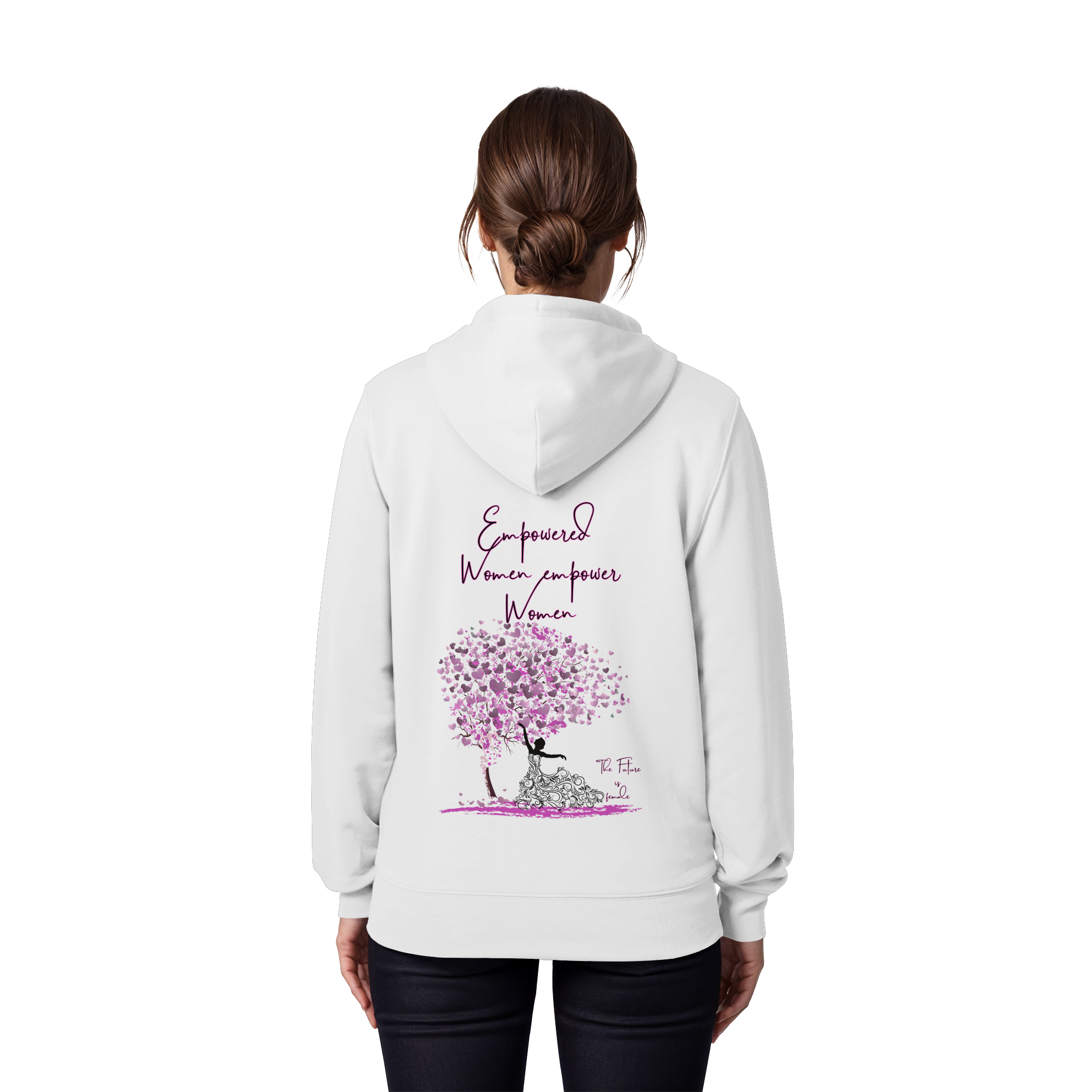 Empowered Women empower Women Backprint - Organic Zipper