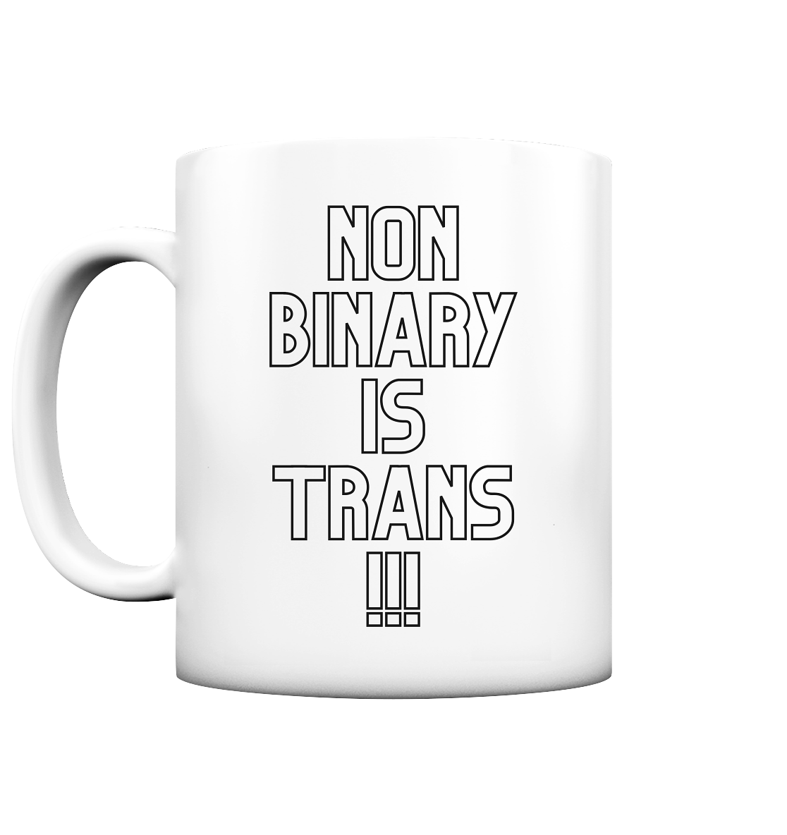 Nonbinary is Trans "Statement Edition" - Tasse matt