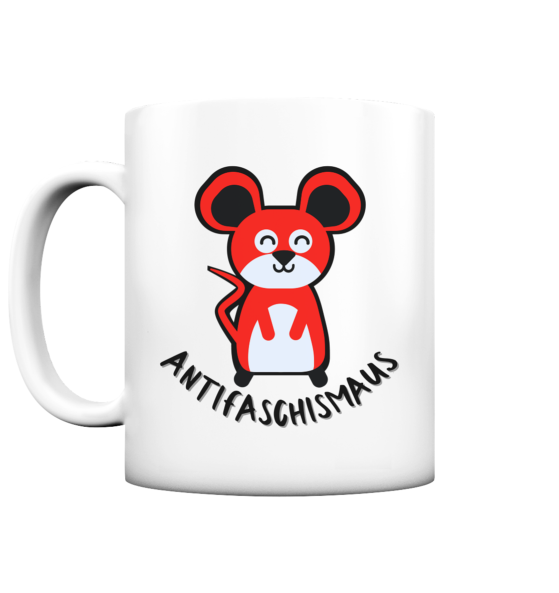 Antifaschismaus - Tasse matt