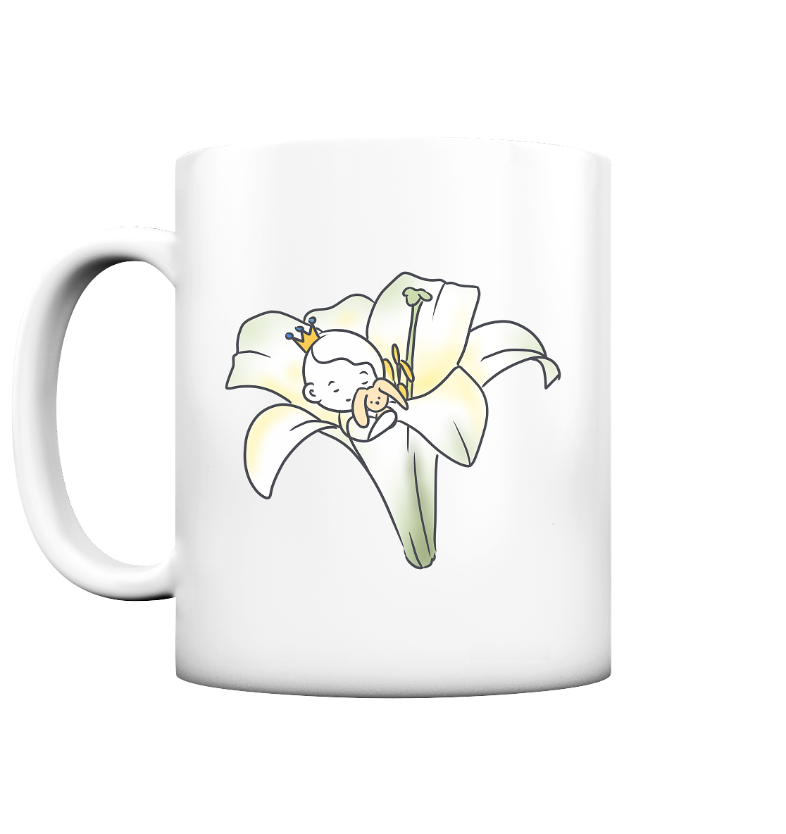 Seelenmännchen "Kuschelblume Edition" - Tasse matt