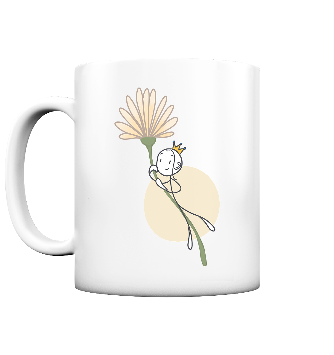 Seelenmännchen "Blumenfliegen Edition" - Tasse matt