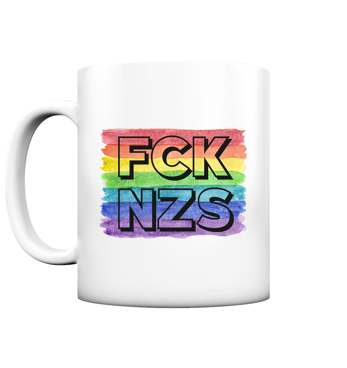 FCK NZS "Rainbow Resistance Edition" - Tasse matt