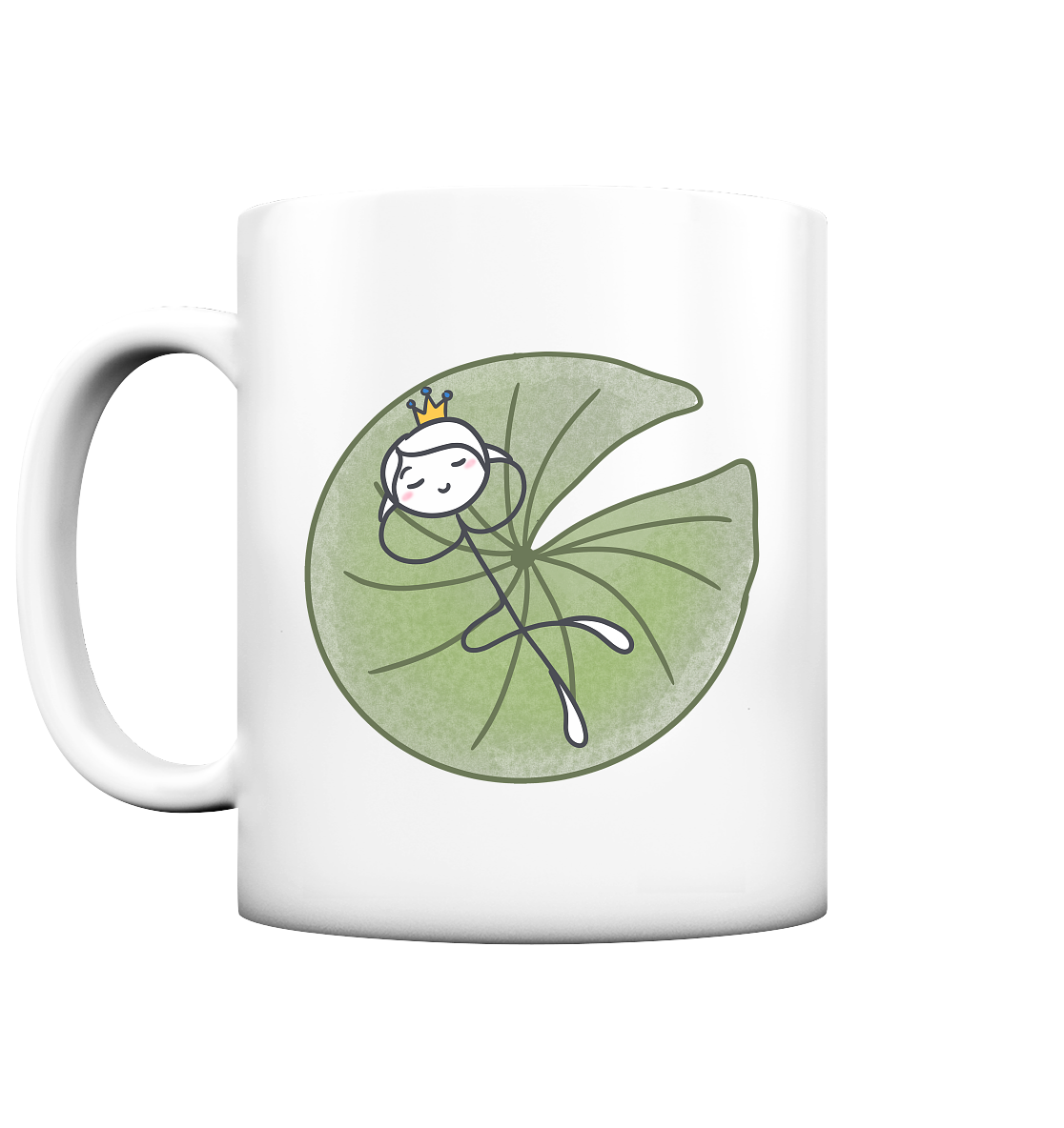 Seelenmännchen "Seerosenchillung Edition" - Tasse matt
