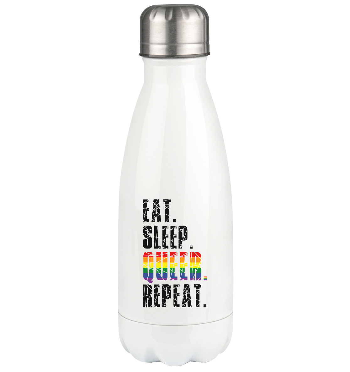 EAT. SLEEP. QUEER. REPEAT. - Thermoflasche 350ml