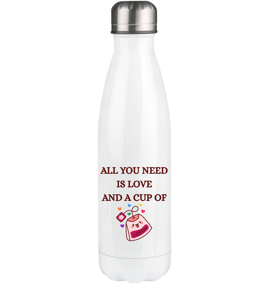All You Need Is Love And A Cup Of lgbTEA - Thermoflasche 500ml