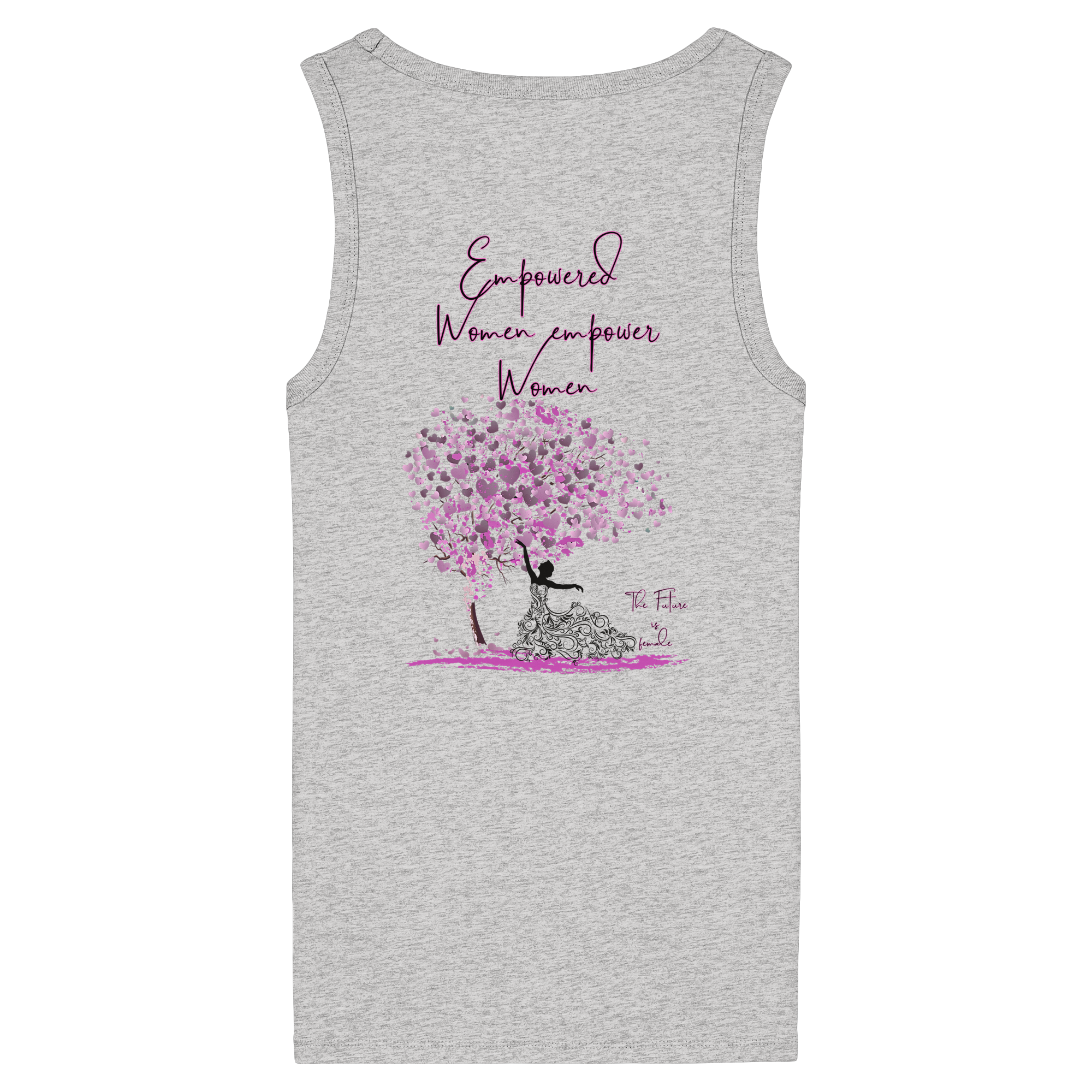 Empowered Women empower Women Backprint - Womens Organic Fitted Tank Top