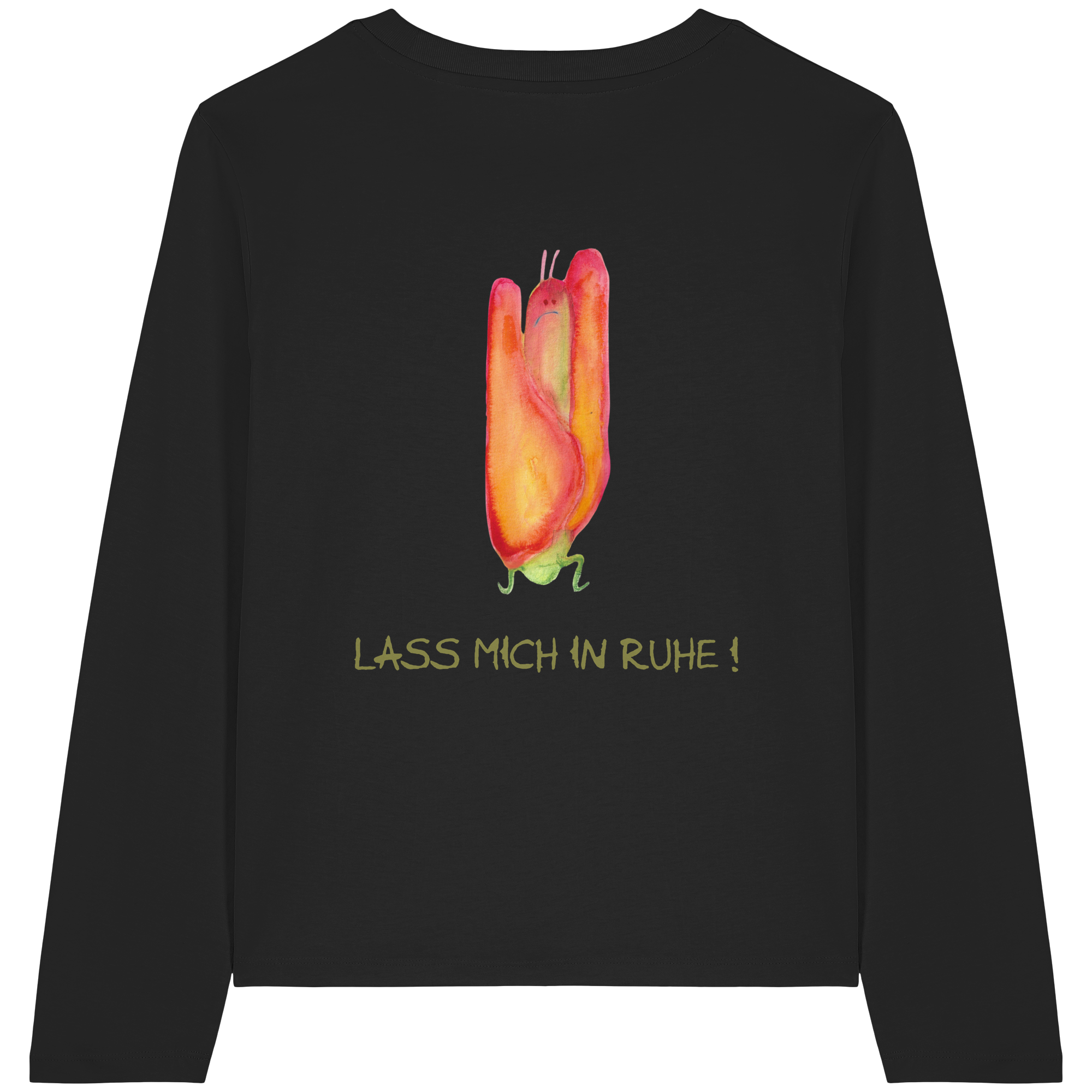 Lass mich in Ruhe! "Jona Kokon Edition" Backprint - Womens Organic Longsleeve T-Shirt