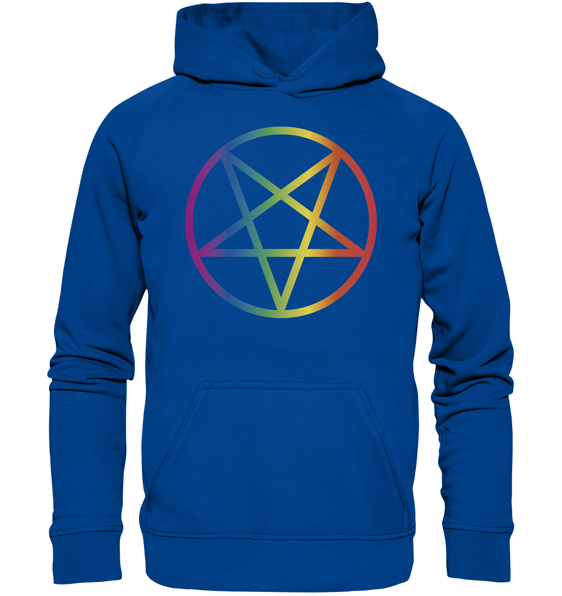 Regenbogen Pentagramm Hoodie