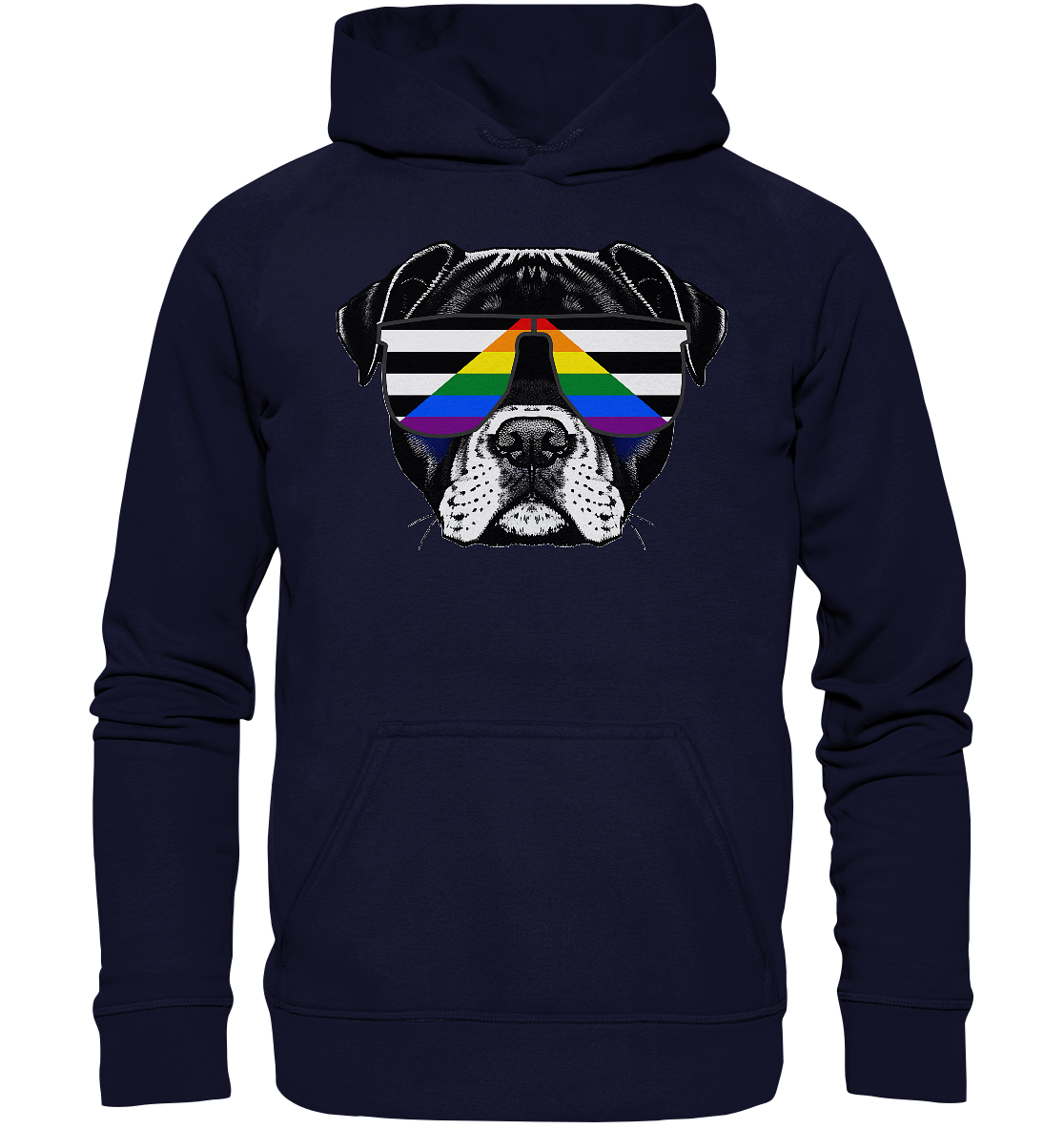 Straight Ally Doggo - Basic Unisex Hoodie