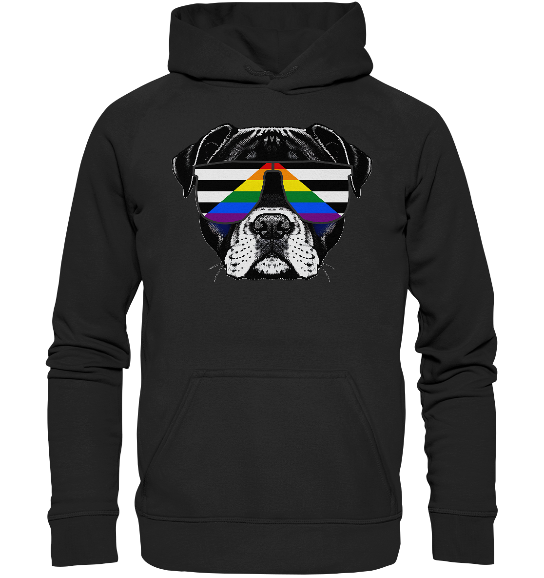 Straight Ally Doggo - Basic Unisex Hoodie