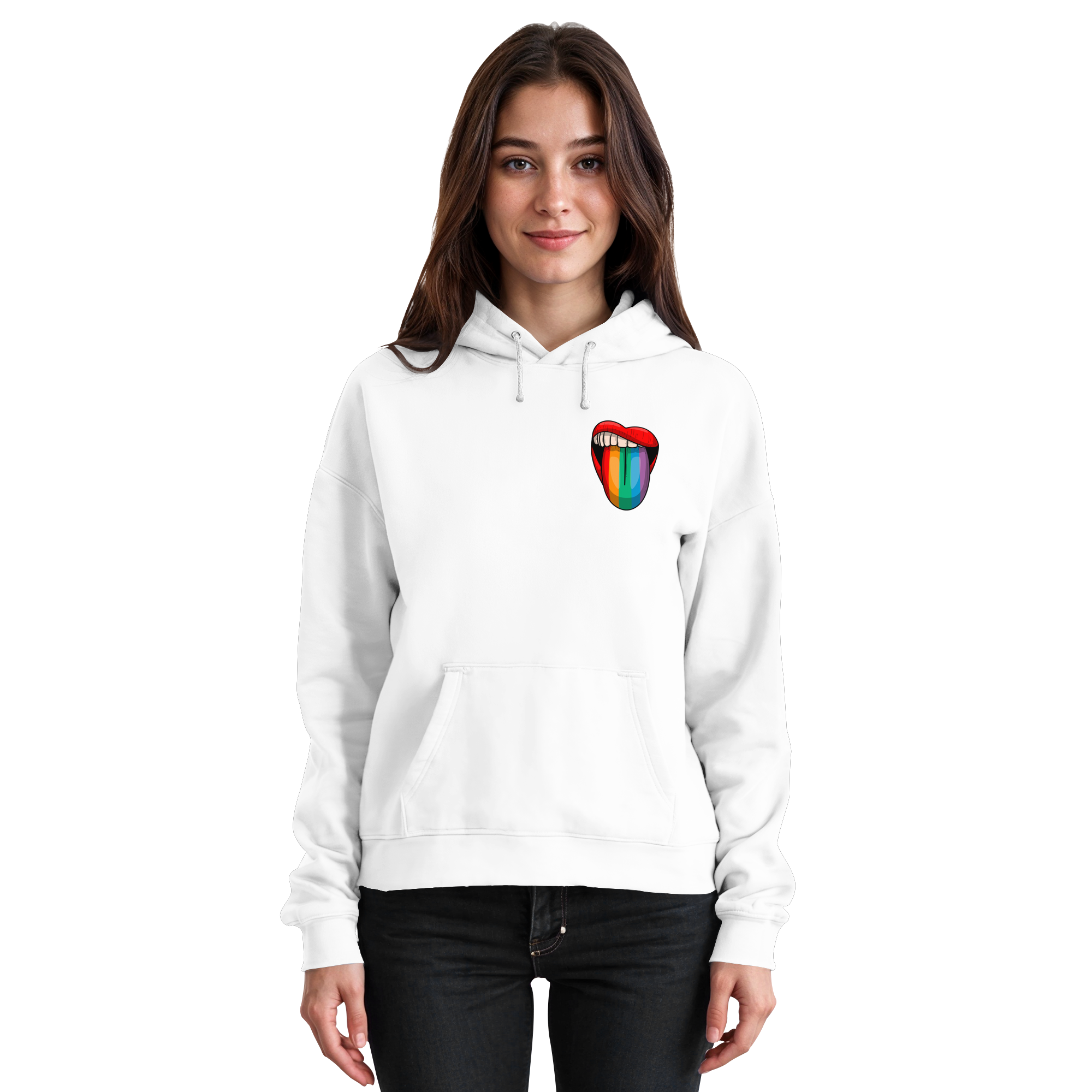 Speak Up or Shut Up Backprint - Basic Unisex Hoodie