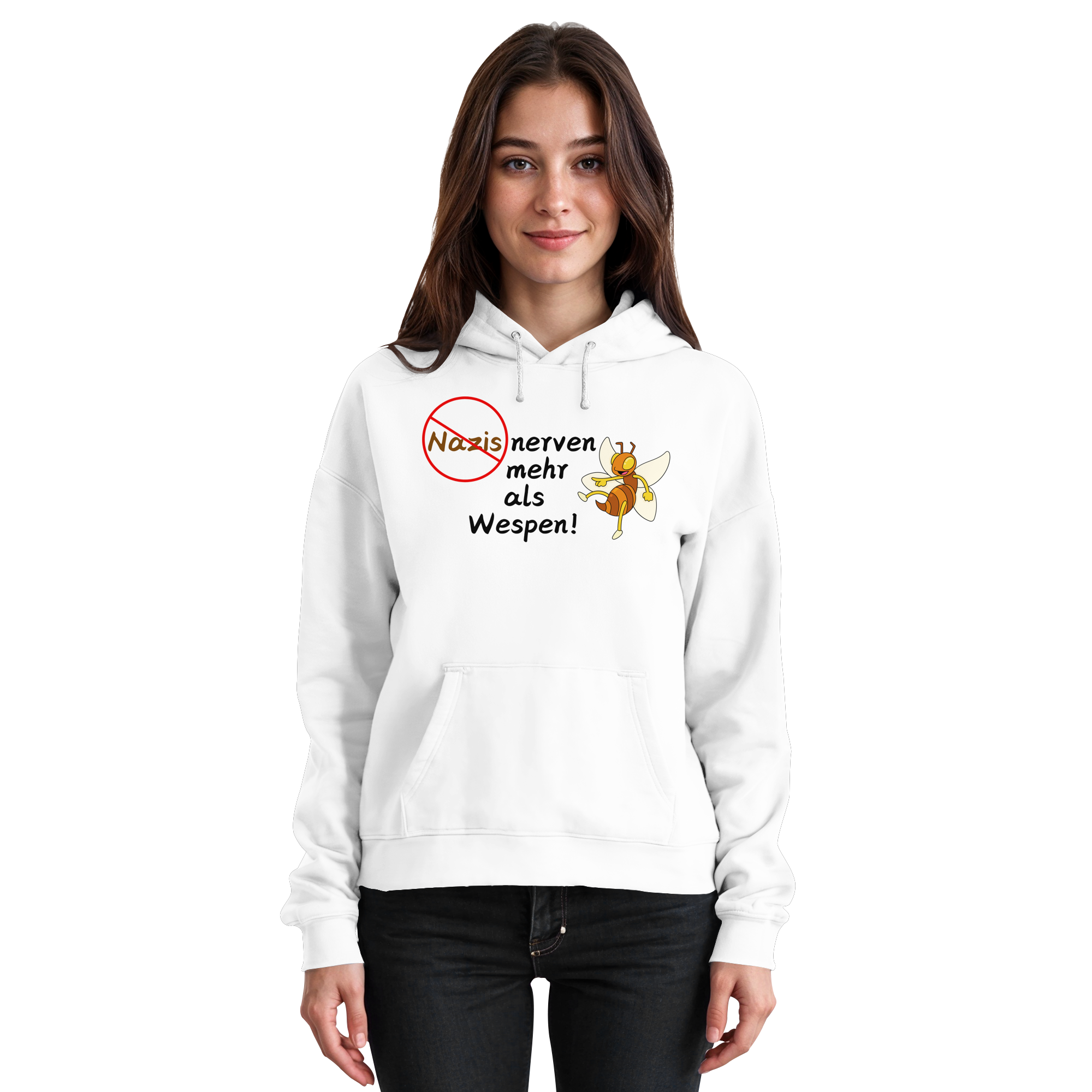 Nazis nerven mehr als Wespen - Basic Unisex Hoodie