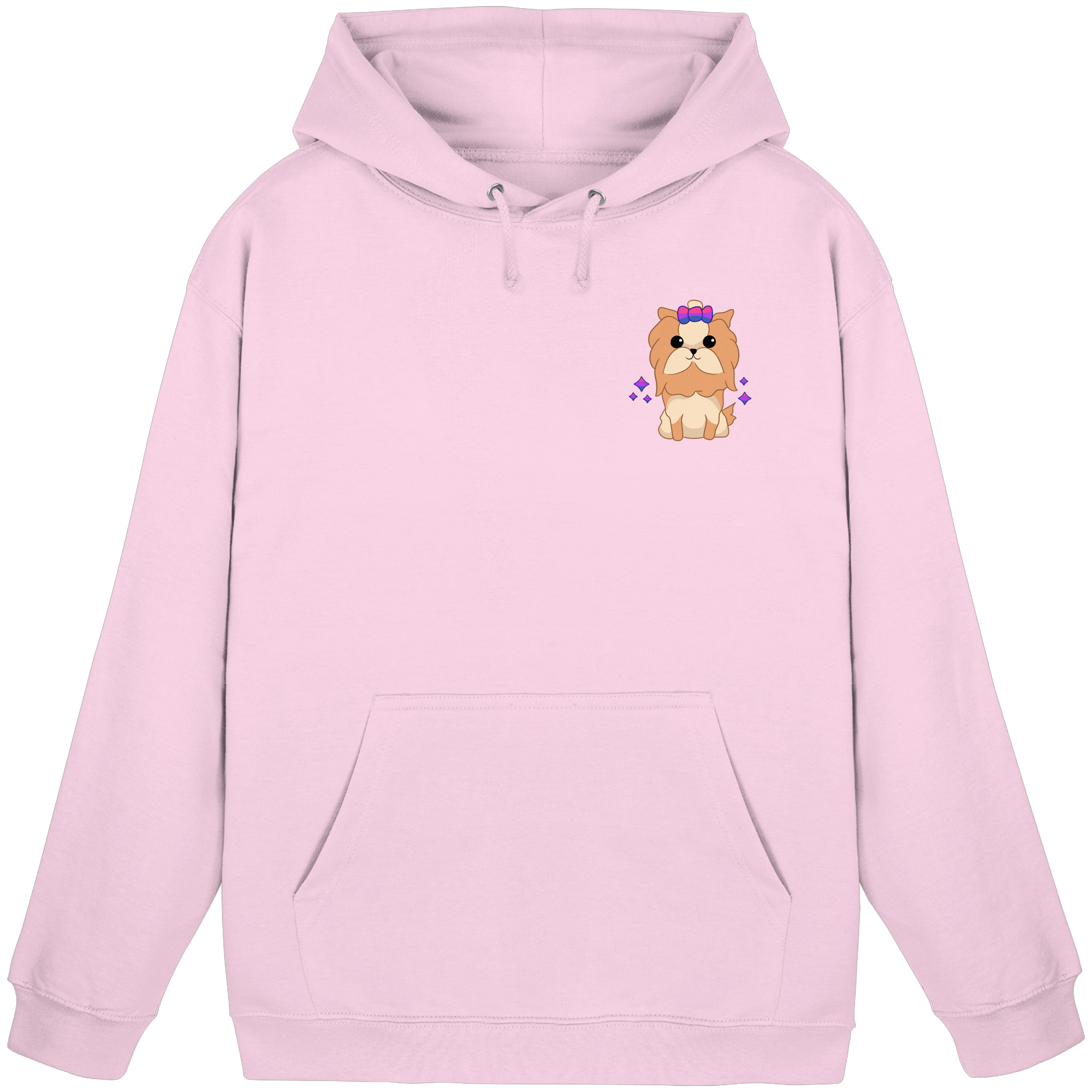 Cute Bisexual Dog - Basic Unisex Hoodie