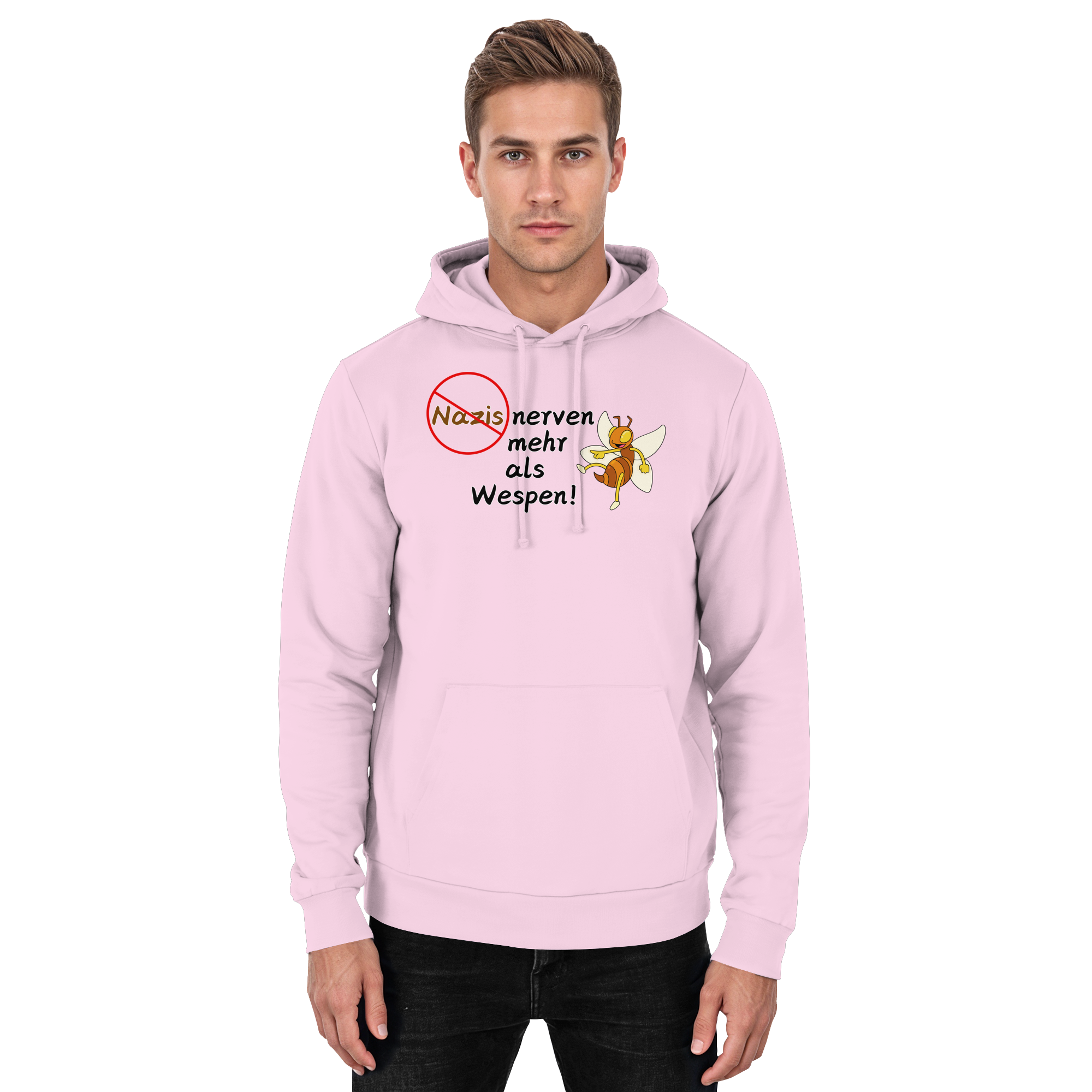 Nazis nerven mehr als Wespen - Basic Unisex Hoodie